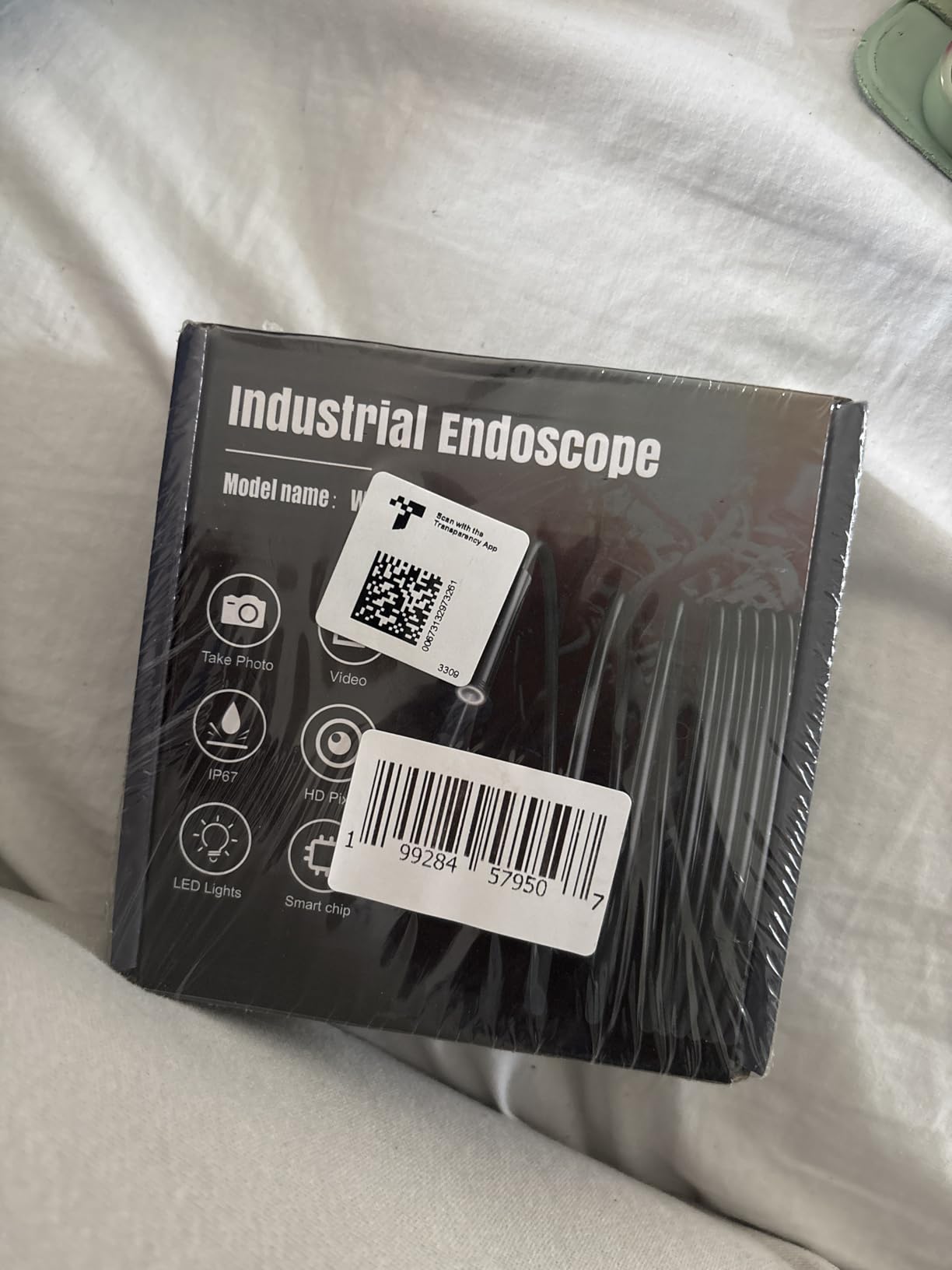 Endoscope Camera with Light, 1920P HD Borescope Tools with 8 Adjustable LED Lights, Endoscope with Semi-Rigid Snake Camera, Inspection Borescope for iOS and Android - 16.4ft Single Lens customer photo 2