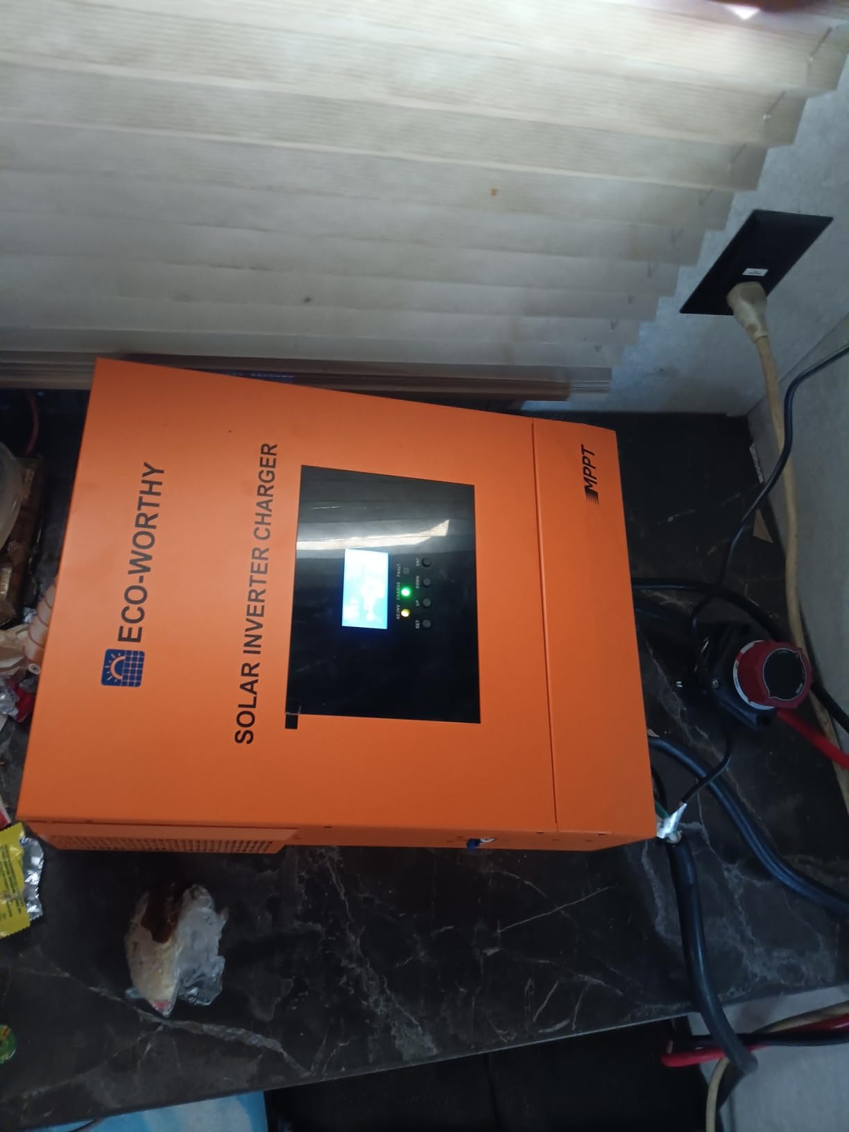 UL1741 5000W 48V Solar Inverter Charger with WiFi, 48V DC to 120V AC,Inversor Solar Built in 100A MPPT Solar Charge Controller,40A AC Charger,Work with Lead Acid/LiFePO4,Home Backup customer photo 2