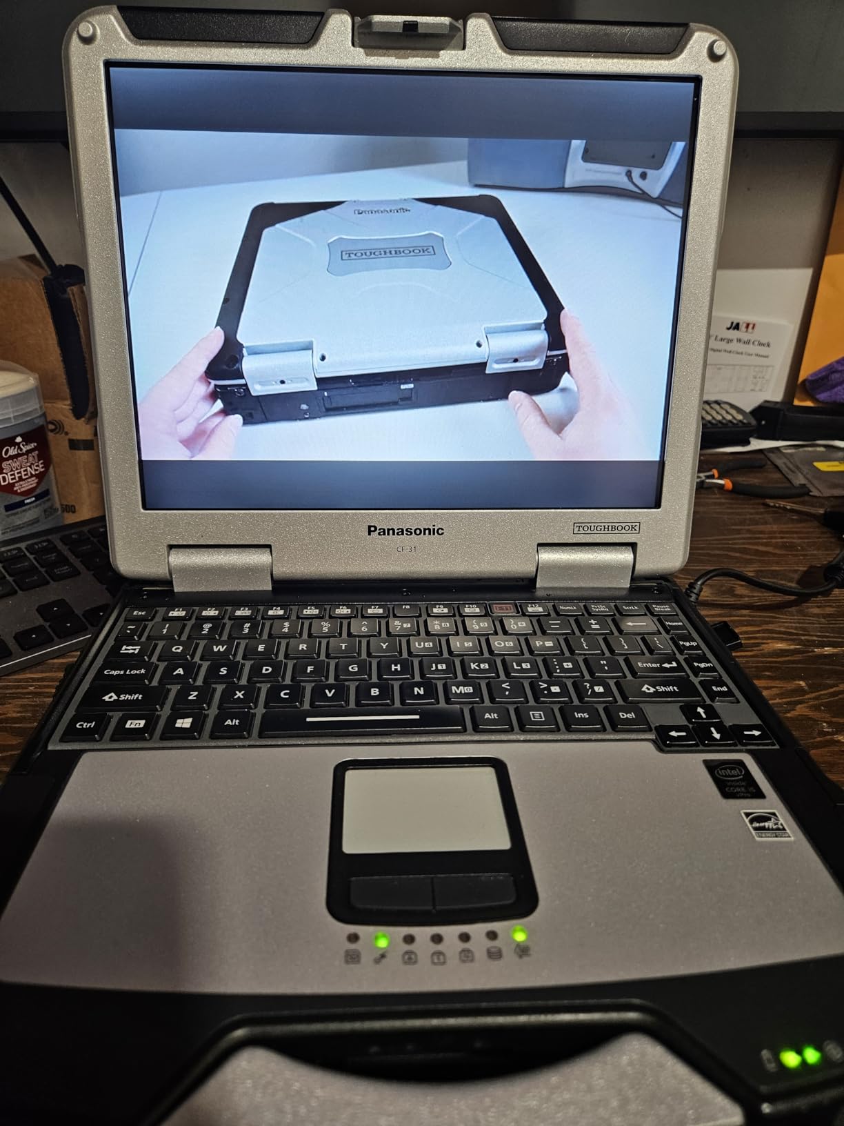 Toughbook Panasonic CF-31 MK5, Intel i5-5300U @2.3GHz, 13.1-inch LED Touchscreen, 16GB, 1TB SSD, Windows 11 Pro, WiFi, Bluetooth, DVD, 4G LTE, Backlit Keyboard, Black (Renewed) customer photo 1