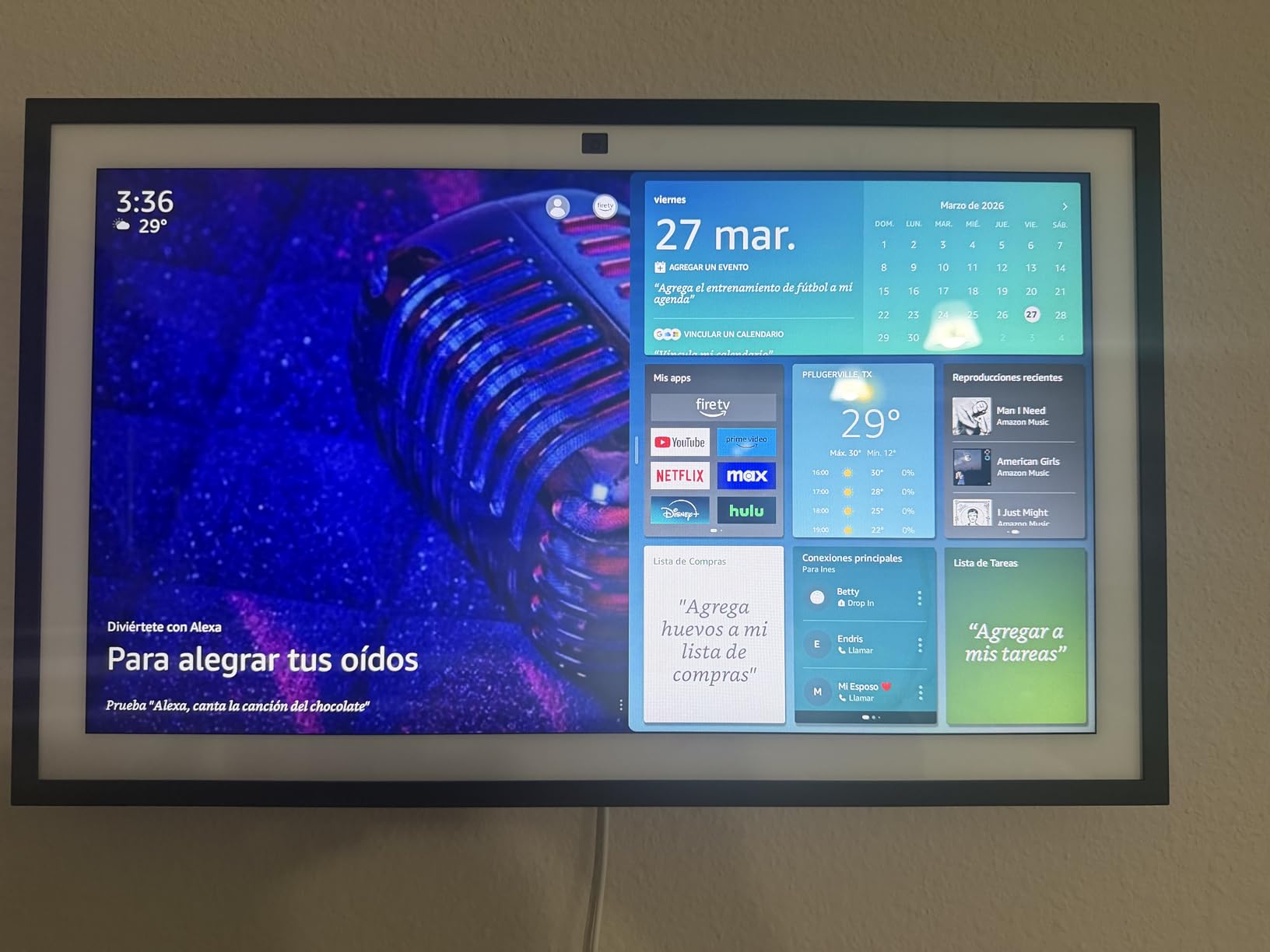 Echo Show 15 (newest model), Full HD 15.6