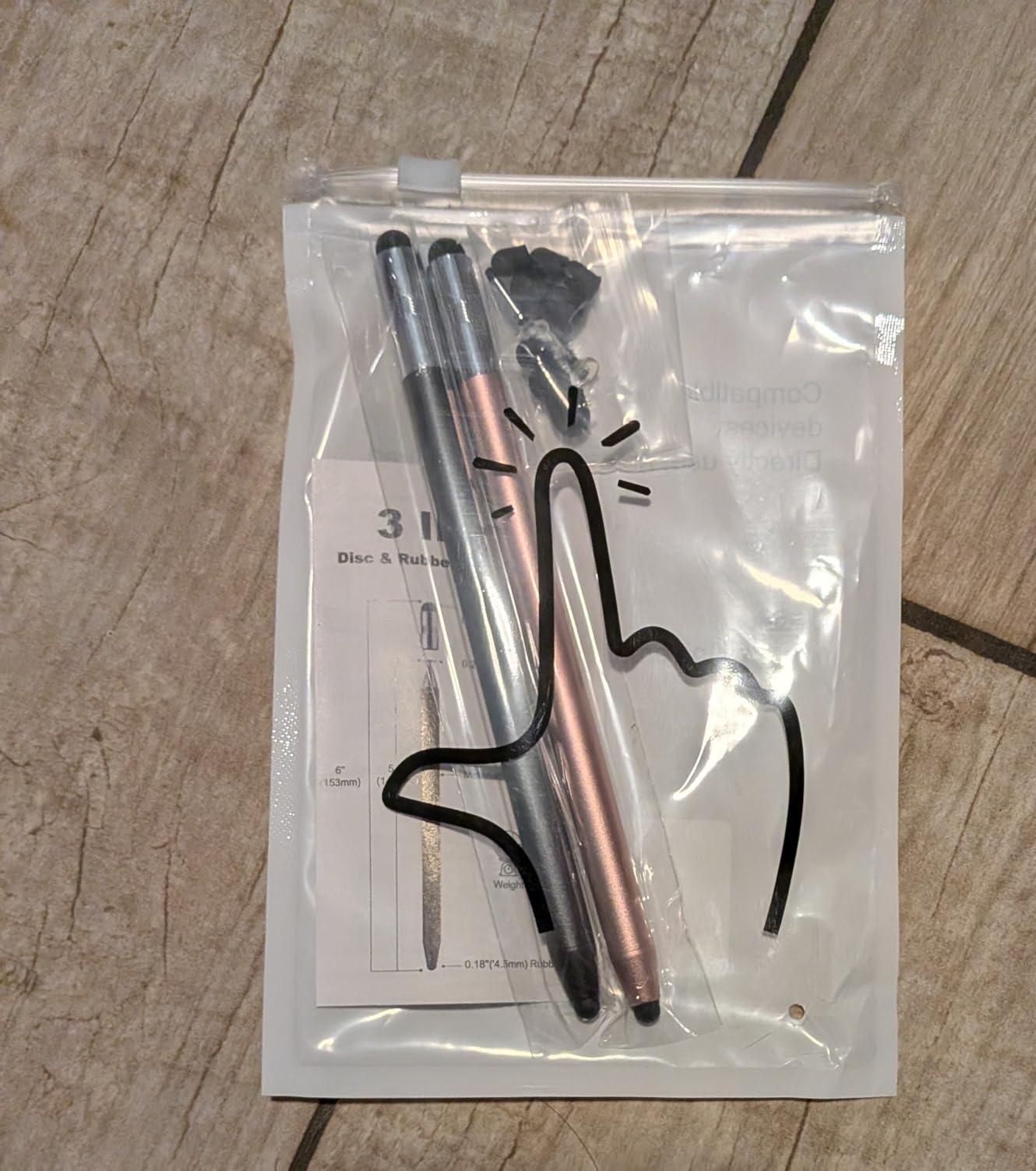 MEKO 3 in 1 Stylus Pens for Touch Screens, High Sensitivity & Precision for Apple iPad iPhone Tablets Samsung Galaxy customer photo 1