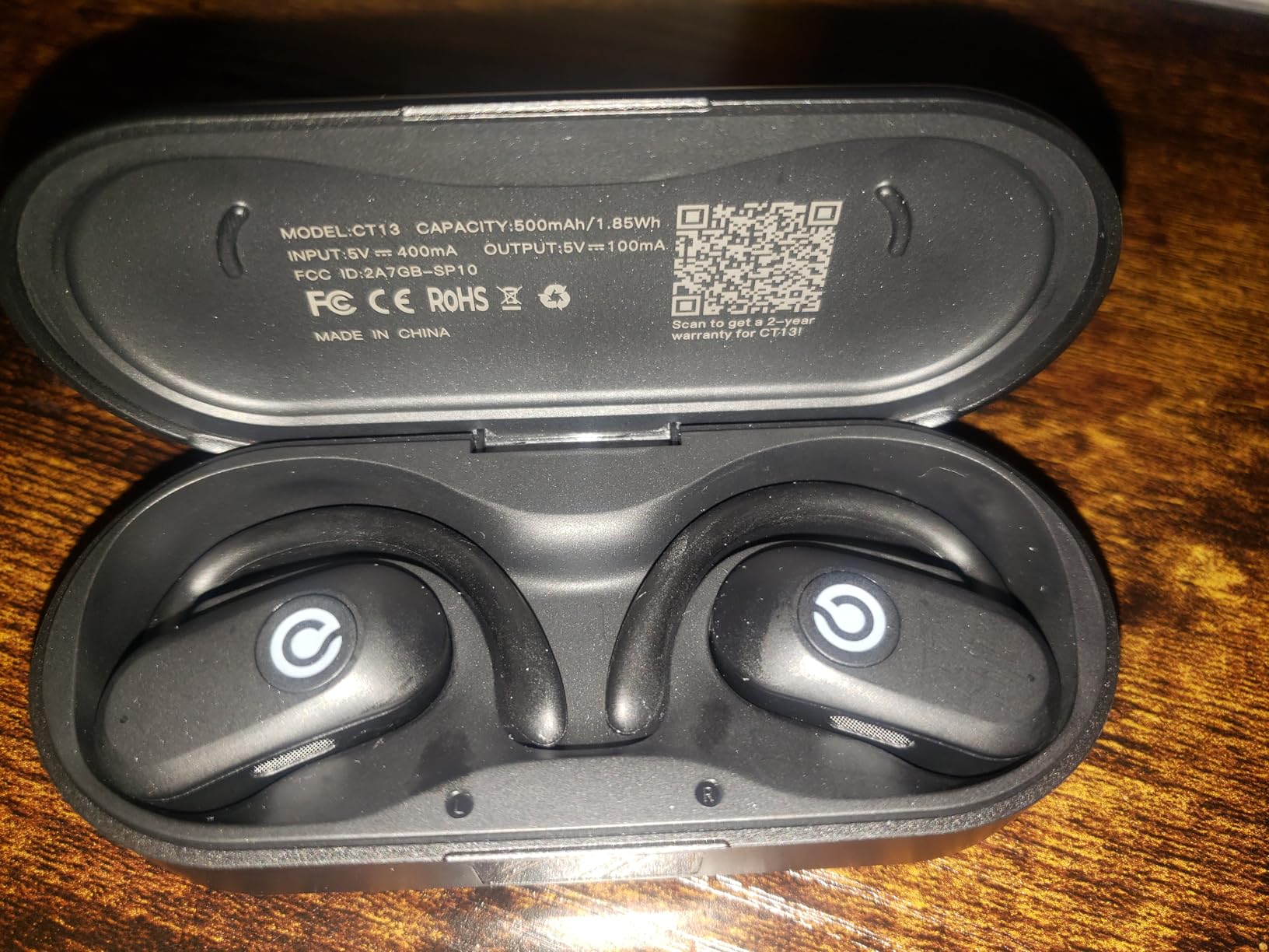 CXK Bone Conduction Headphones Bluetooth 6.0 Open Ear Headphones with Mic, Premium Loud Sound 10Hrs Playtime, IPX6 Waterproof customer photo 1