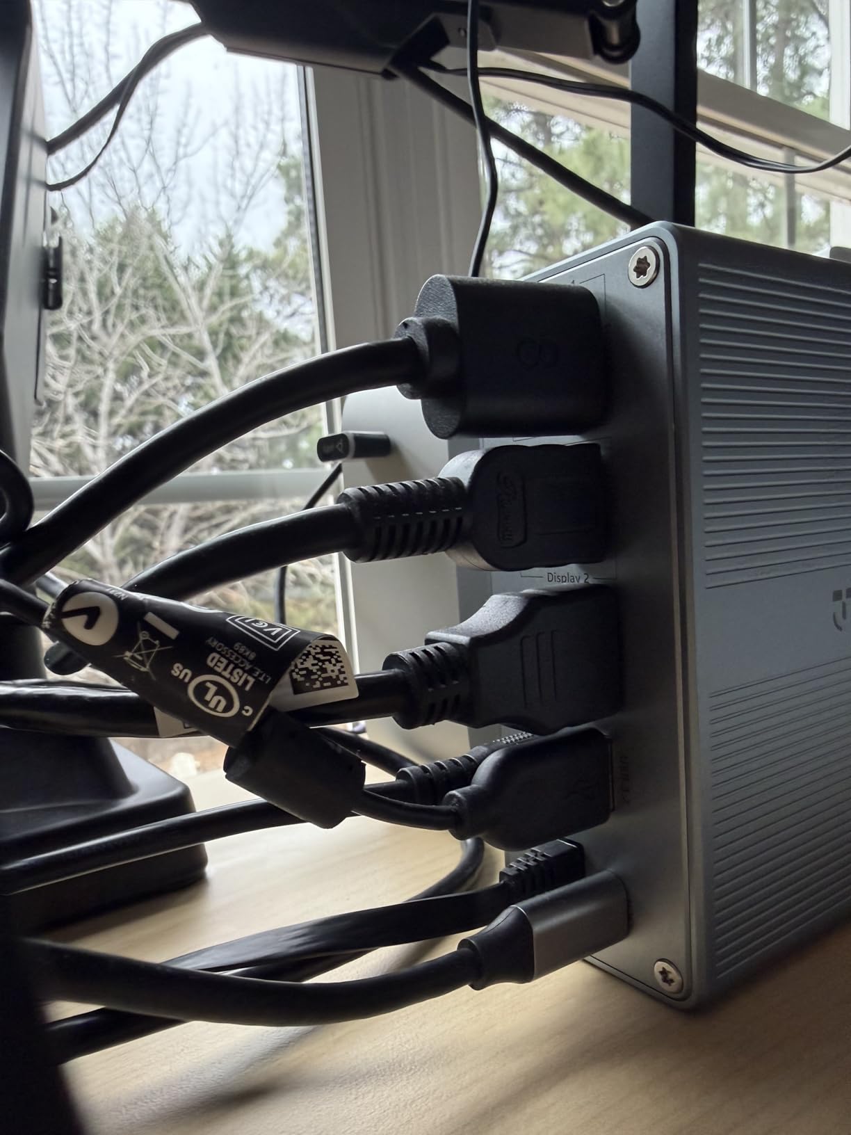 TobenONE DisplayLink Docking Station Triple Monitor with 120W Power Adapter, Triple 4K Display for MacBook Pro/Air, Thunderbolt 4/3, USB-C Windows(3X HDMI, 3X DP, 2xUSB-C, 4xUSB 3.2, SD/TF) customer photo 2