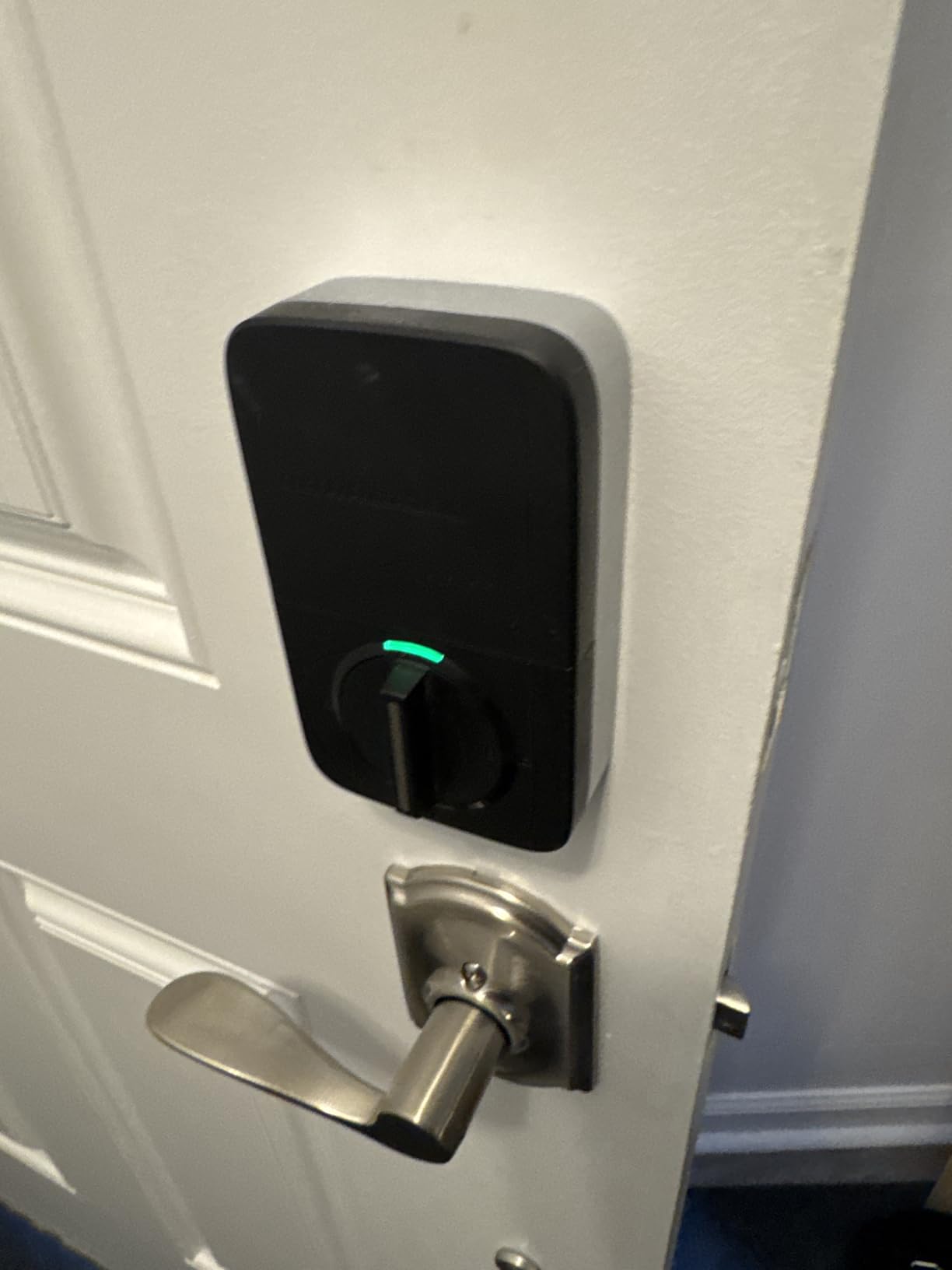 ULTRALOQ U-Bolt Pro WiFi Smart Lock with Door Sensor, 8-in-1 Keyless Entry Door Lock with Fingerprint ID, App Remote Control, Built-in WiFi Keypad Deadbolt, Auto Unlock, IP65 Waterproof, Easy Install customer photo 1