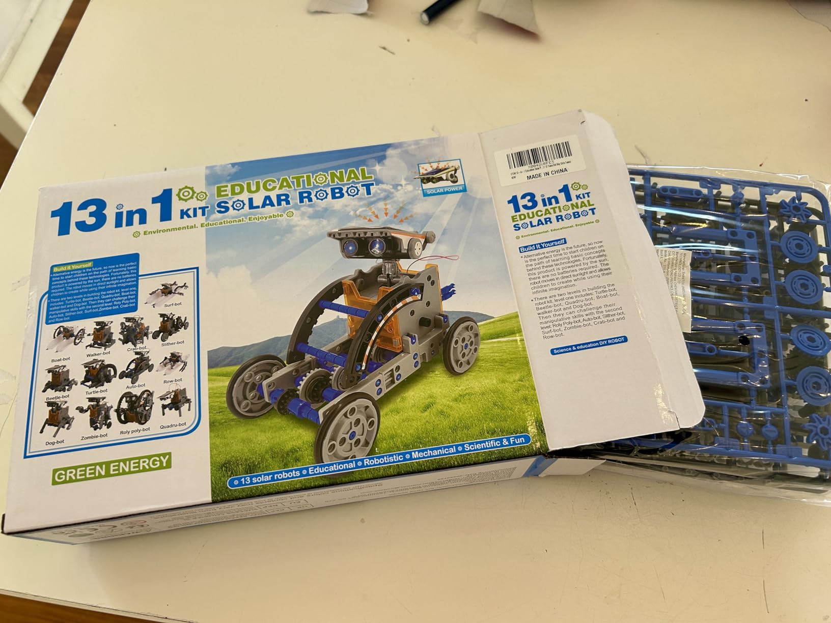 STEM 13-in-1 Education Solar Power Robots Toys for Boys Age 8+, Educational Toy DIY Science Kits for Kids, Building Experiment Robotics Set Birthday Gifts for 8+ years old boys and girls customer photo 1