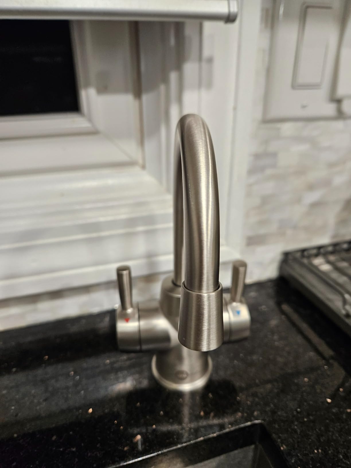 InSinkErator HOT250 Instant Hot and Cold Water Dispenser System, 2-Handle Drinking Water Faucet in Satin Nickel with 2/3-Gallon, Filter-Compatible, Stainless Steel Tank, HC250SN-SS customer photo 2