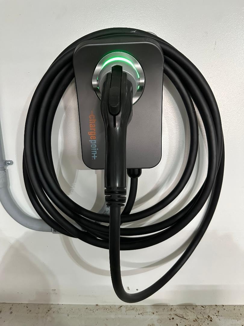 ChargePoint HomeFlex Level 2 EV Charger J1772 - Fast Smart Battery Power Charging at Home for Electric Automobile Vehicles - Hardwired for Electric Car customer photo 1