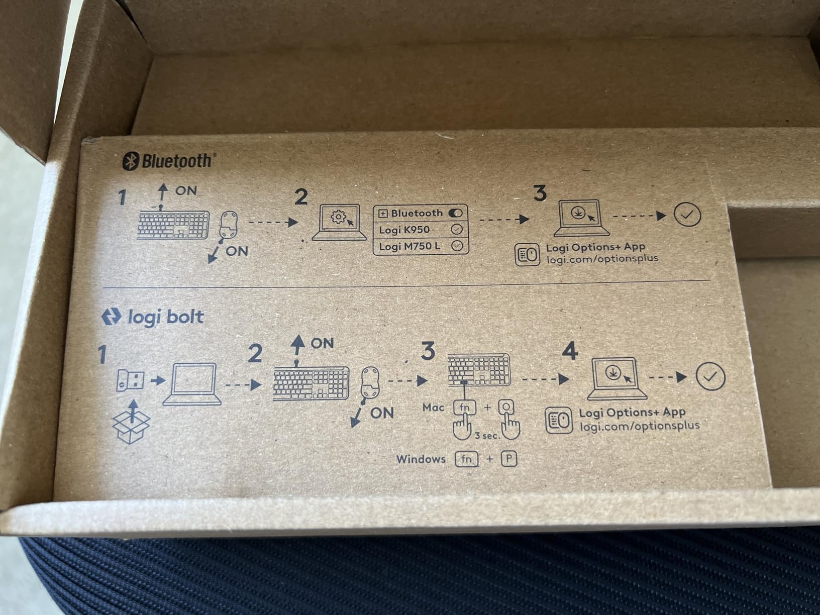 Logitech MK955 Signature Slim Wireless Keyboard and Mouse Combo, for Larger Hands, Quiet Typing and Clicking, Switch Across Three Devices, Bluetooth, Multi-OS, for Windows and Mac customer photo 1