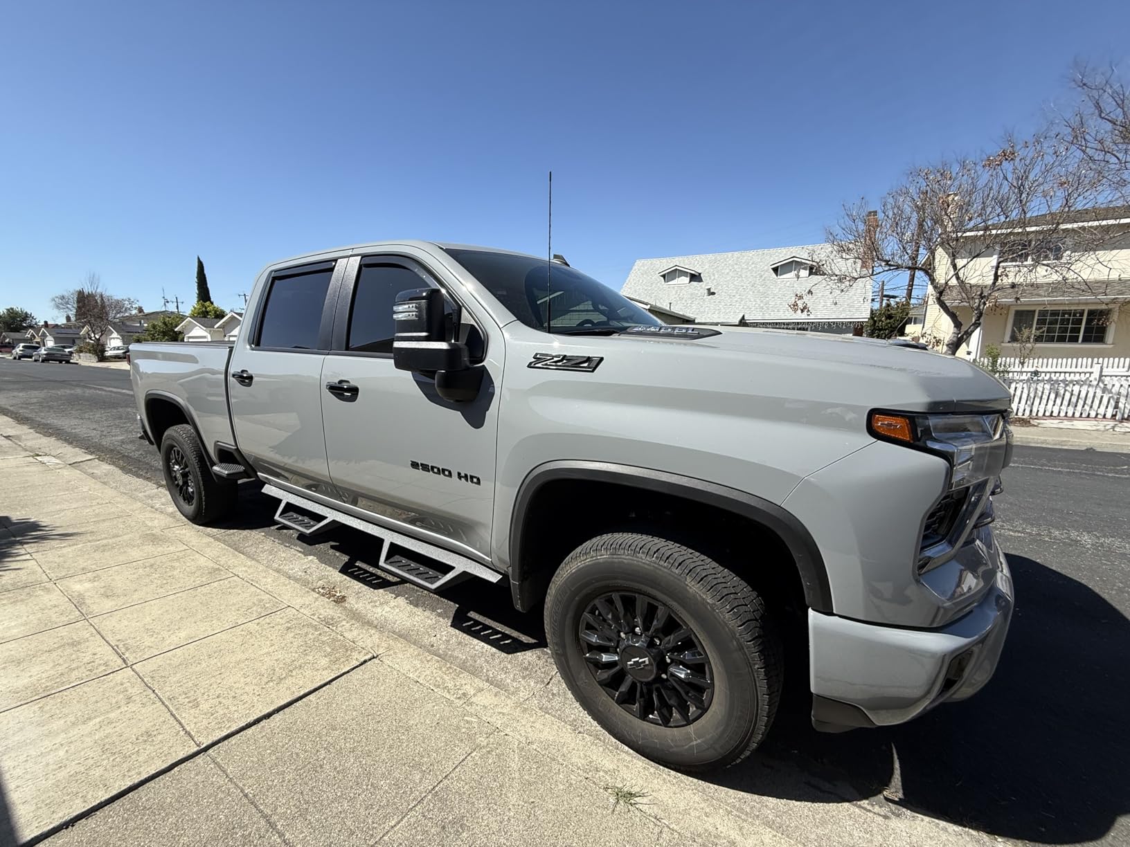 Tyger Auto LanderX Running Board Compatible with 2019-2026 Chevy Silverado GMC Sierra 1500; 2020-2026 2500 3500HD | Crew Cab | TG-LX3C82318 | Drop Step Side Step Rail Nerf Bars customer photo 1