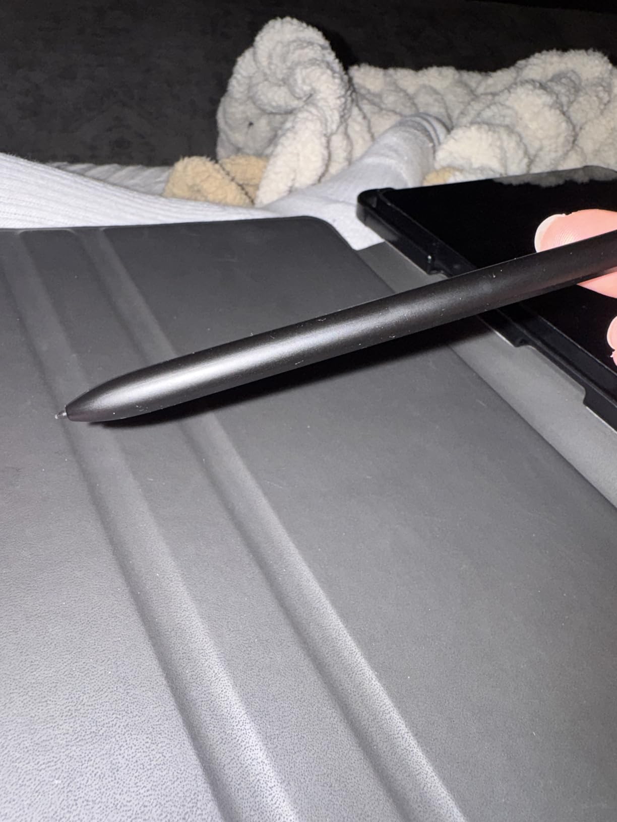 Samsung Galaxy Tab S9 Series S Pen for Writing, Drawing, Navigating Tablet, Easy Charging on Magnetic Holder, IP68 Rating, Air Command for Personalized Actions, US Version, EJ-PX710BBEGUJ, Black customer photo 1