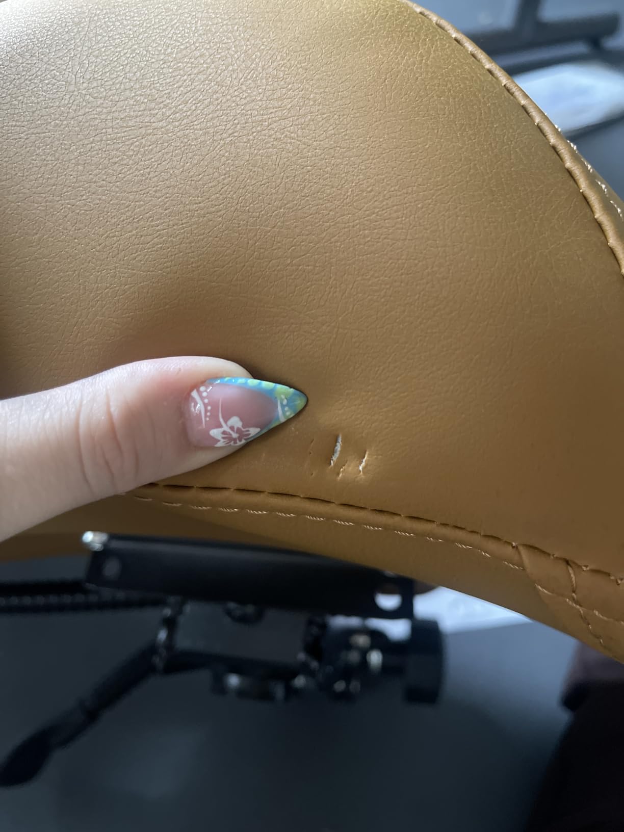 Antlu Saddle Stool Chair with Back Support, Ergonomic Esthetician Stool Chair for Salon Tattoo Spa Medical Dentist Clinic (with Backrest, Black) customer photo 1