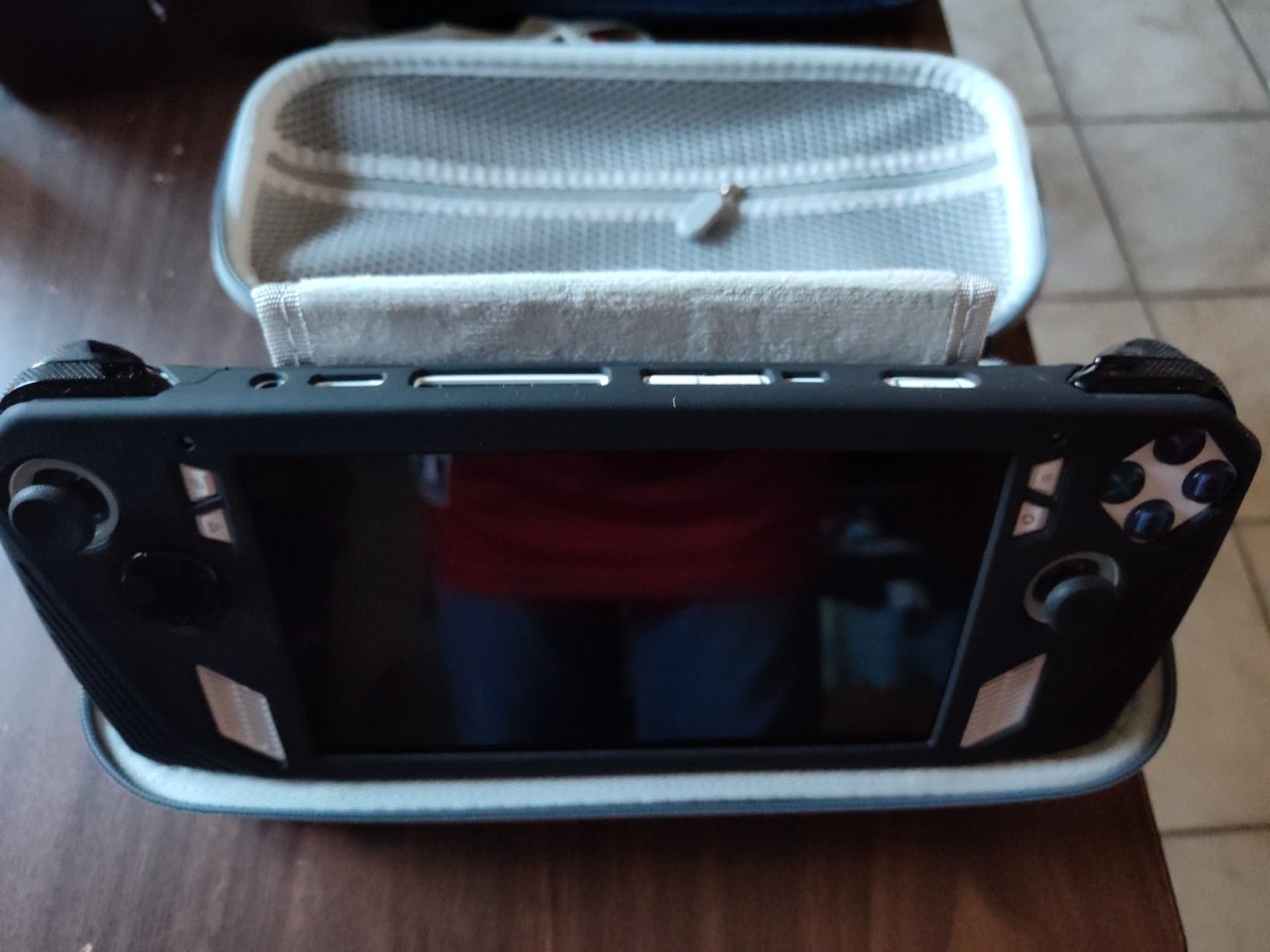 sarlar Rog Ally Carrying Case Compatible with ASUS ROG Ally Gaming Handheld and Accessories, Large Space Hard Shell Case customer photo 1