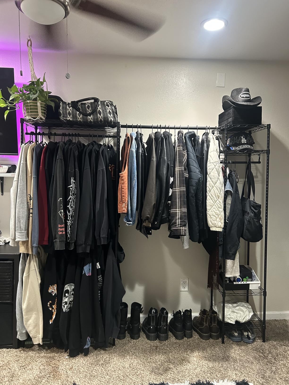 Ulif E10 Clothes Rack Freestanding Clothing Racks for Hanging Clothes, Adjustable Closet Organizer System customer photo 1