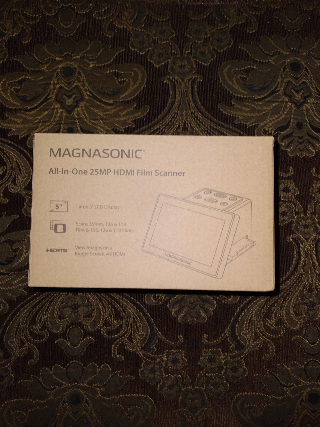 Magnasonic All-in-One 25MP Film Scanner with Large 5