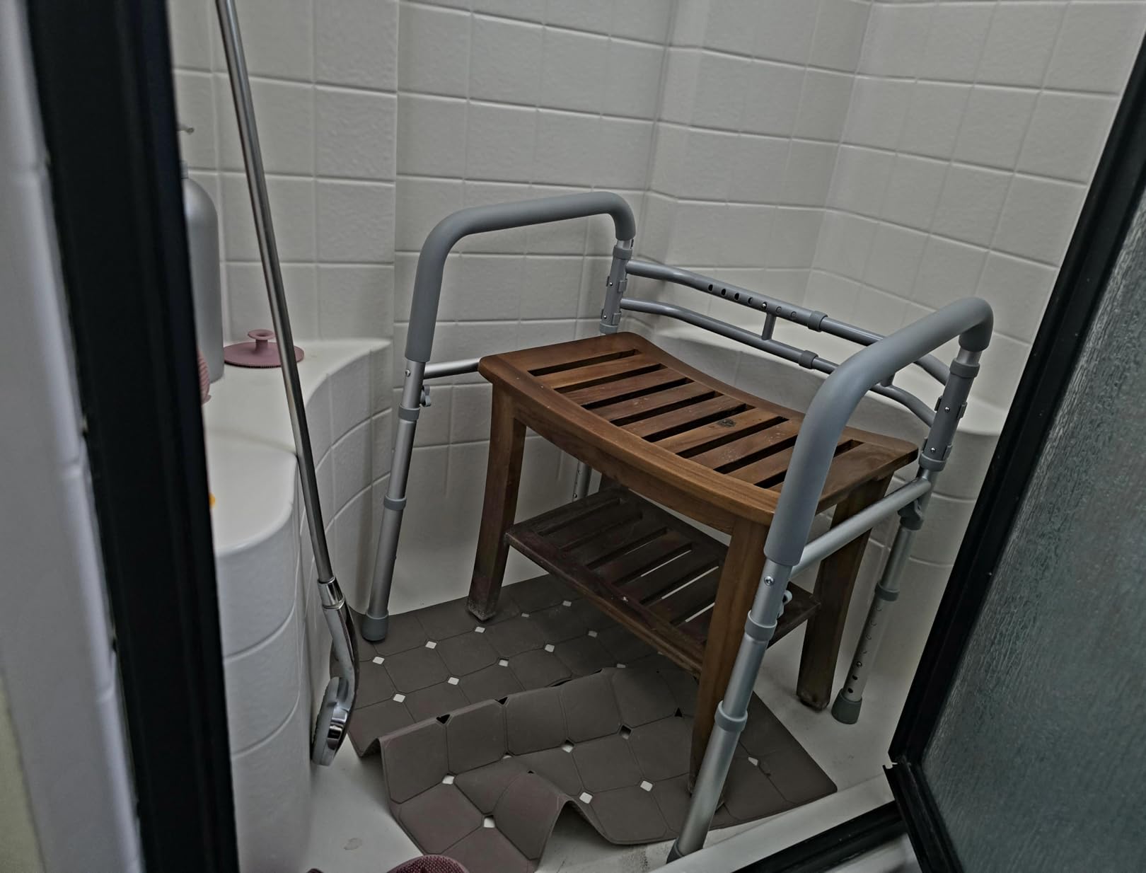 PELEGON Toilet Safety Rails (350 lb) - Adjustable Toilet Safety Frame & Rails, Toilet Safety Rail for Elderly Adults, Toilet Handles for Seniors, Toilet Bars for Elderly & Handicap customer photo 1