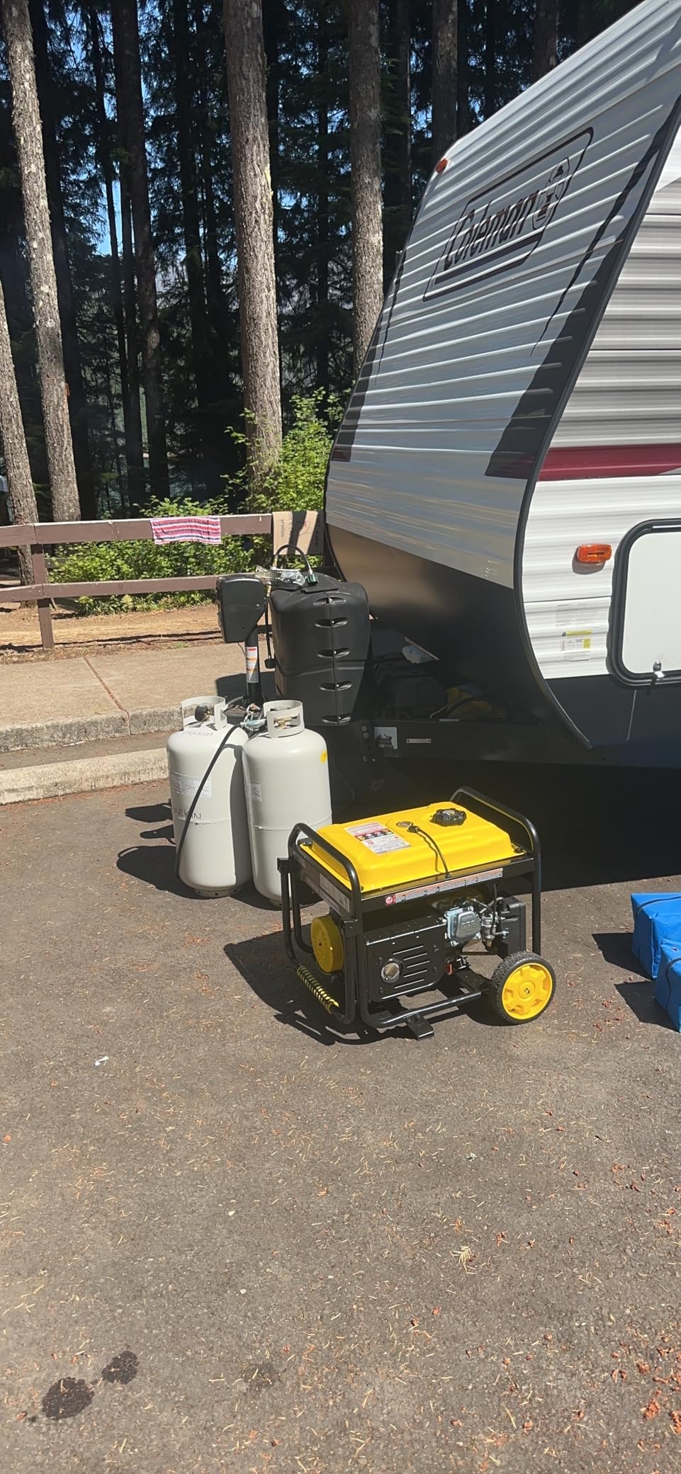 Champion Power Equipment 5000-Watt Electric Start Tri Fuel RV Ready Portable Generator with CO Shield customer photo 2