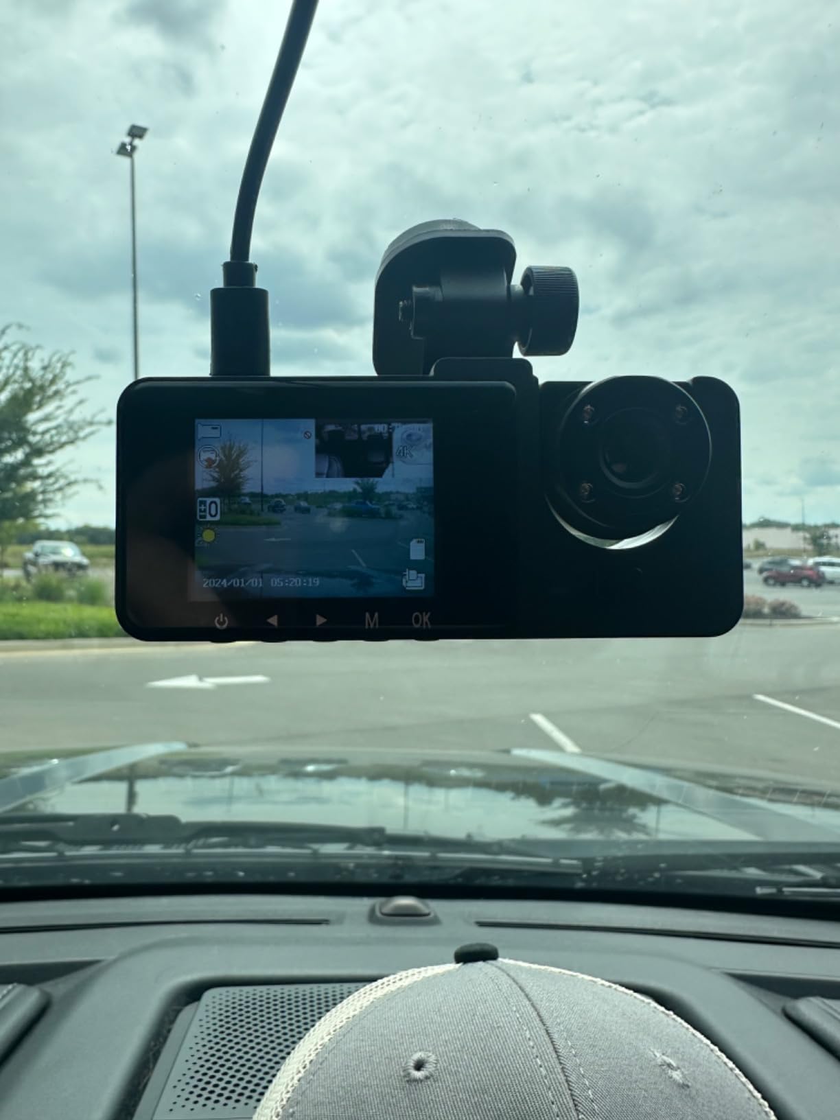 Dash Camera for Cars,4K Full UHD Car Camera Front Rear with 32GB Card,Built-in Super Night Vision,2.0'' IPS Screen,170°Wide Angle,WDR, 24H Parking Mode, Loop Recording customer photo 1