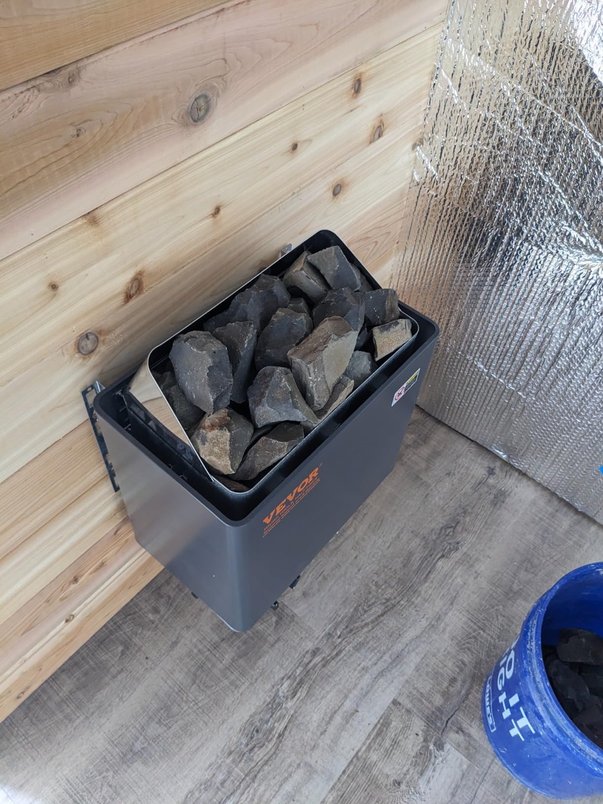 VEVOR Sauna Heater, 220V Electric Sauna Stove, Steam Bath Sauna Heater 3h Timer and Adjustable Temp for Max. 176-318 Cubic Feet (4.5KW) FCC Certification customer photo 2