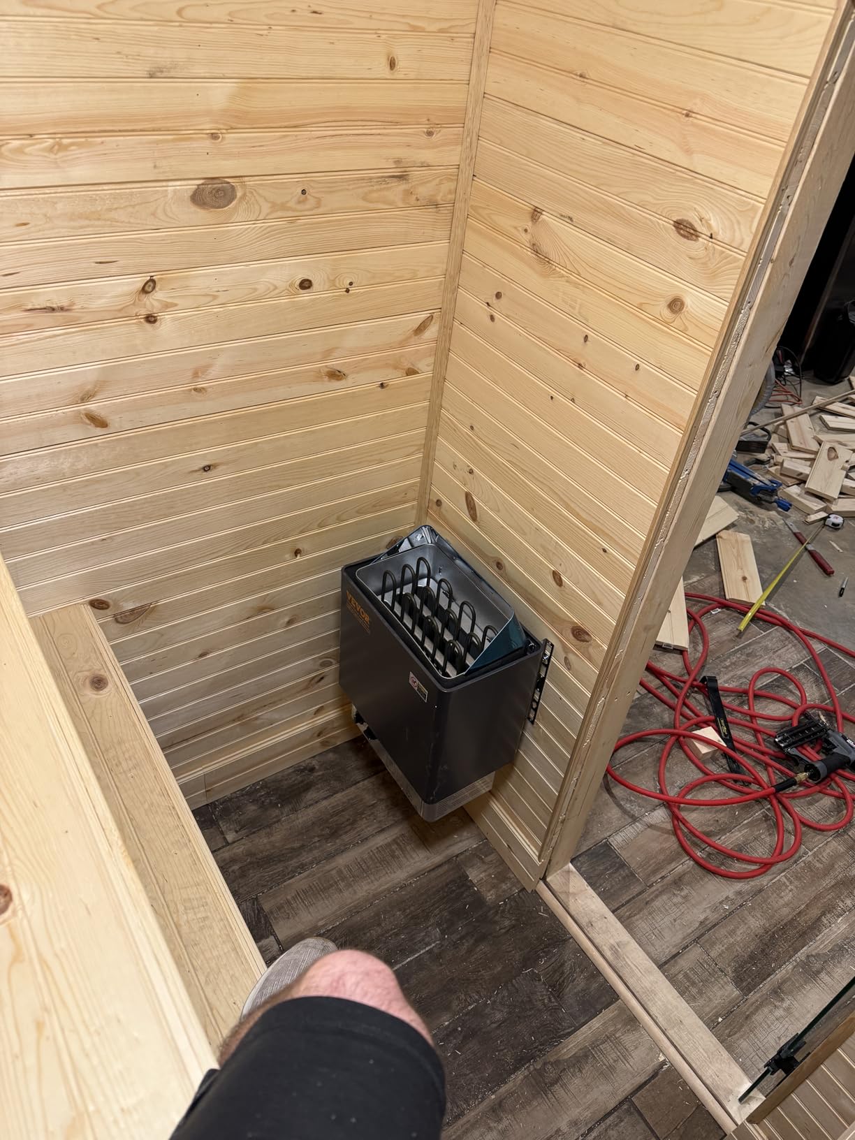 VEVOR Sauna Heater, 220V Electric Sauna Stove, Steam Bath Sauna Heater with 3h Timer and Adjustable Temp for Max. 176-318 Cubic Feet (6KW) FCC Certification customer photo 1