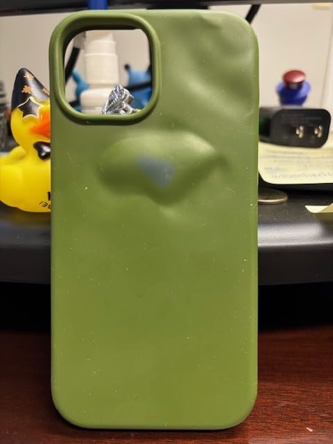 elago Compatible with iPhone Case, Liquid Silicone Case, Full Body Protective Cover, Shockproof, Slim Phone Case, Anti-Scratch Soft Microfiber Lining, 6.1 inch (Light Blue) customer photo 1