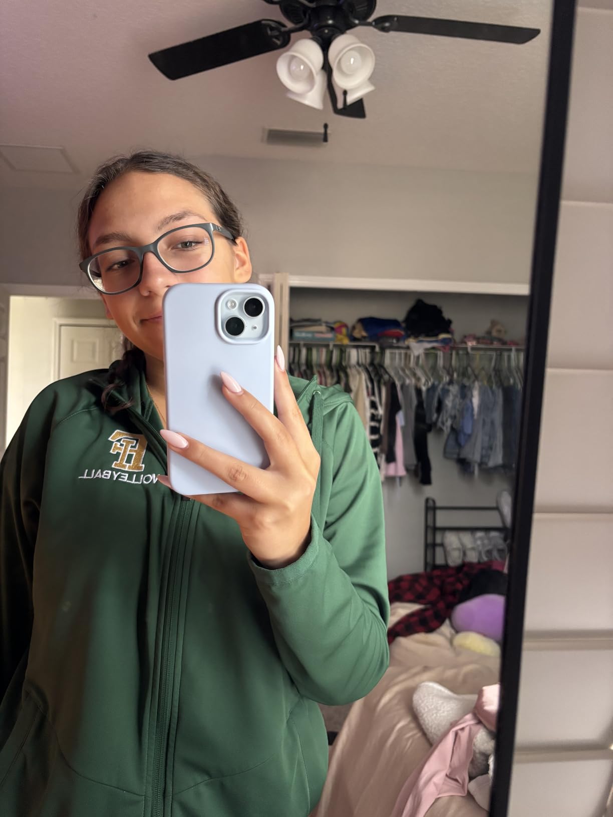 elago Compatible with iPhone Case, Liquid Silicone Case, Full Body Protective Cover, Shockproof, Slim Phone Case, Anti-Scratch Soft Microfiber Lining, 6.1 inch (Light Blue) customer photo 2