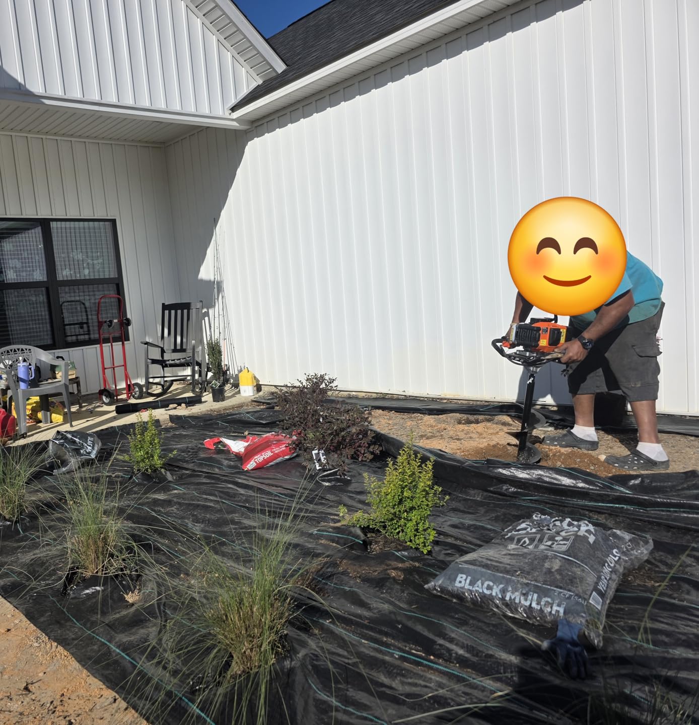 VEVOR Post Hole Digger, 43cc 1250W Auger Post Hole Digger, Gas Powered Earth Digger with 8