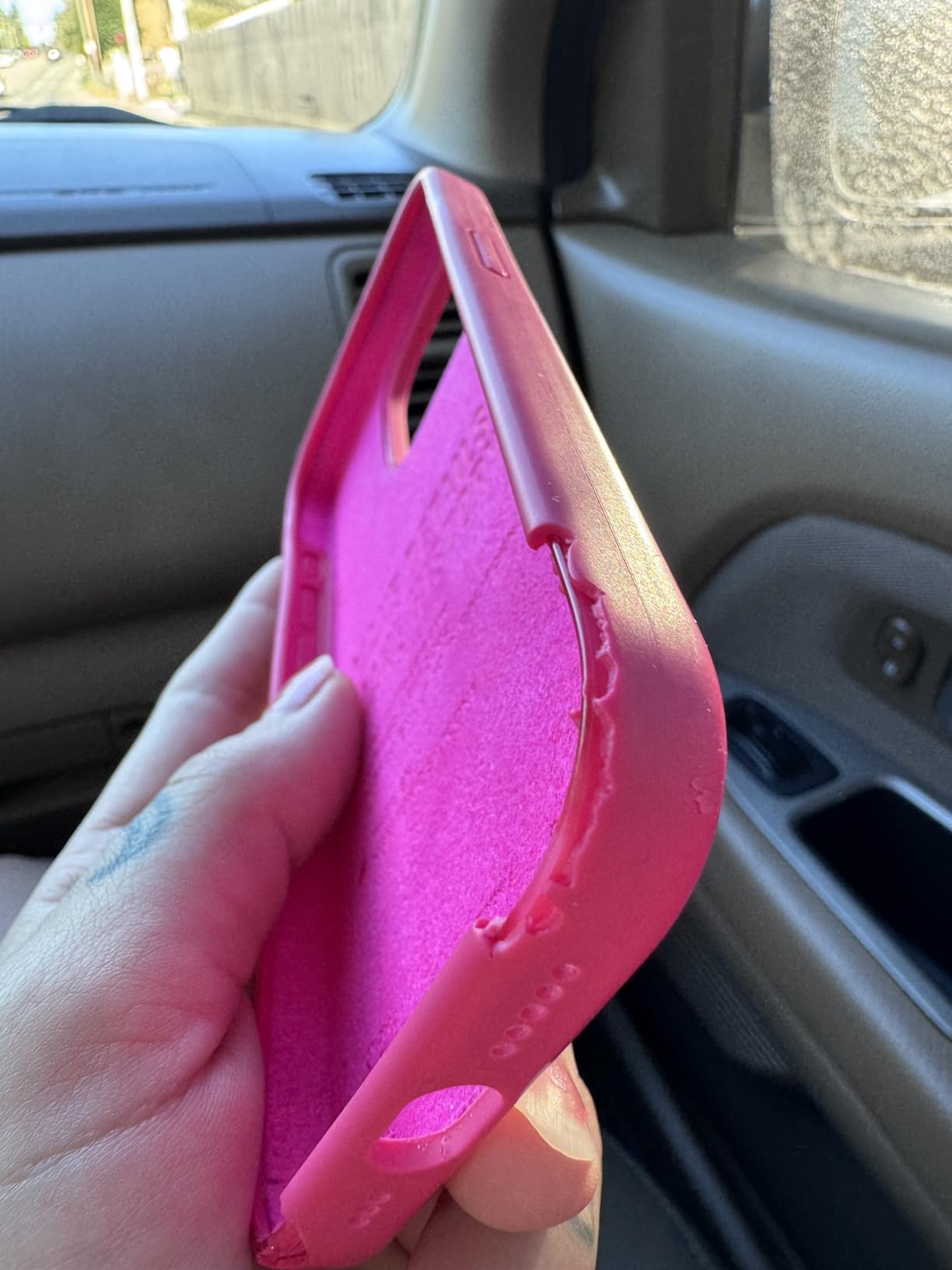 elago Compatible with iPhone 15 Pro Case, Liquid Silicone Case, Full Body Protective Cover, Shockproof, Slim Phone Case, Anti-Scratch Soft Microfiber Lining, 6.1 inch (Stone) | Premium Silicone customer photo 2