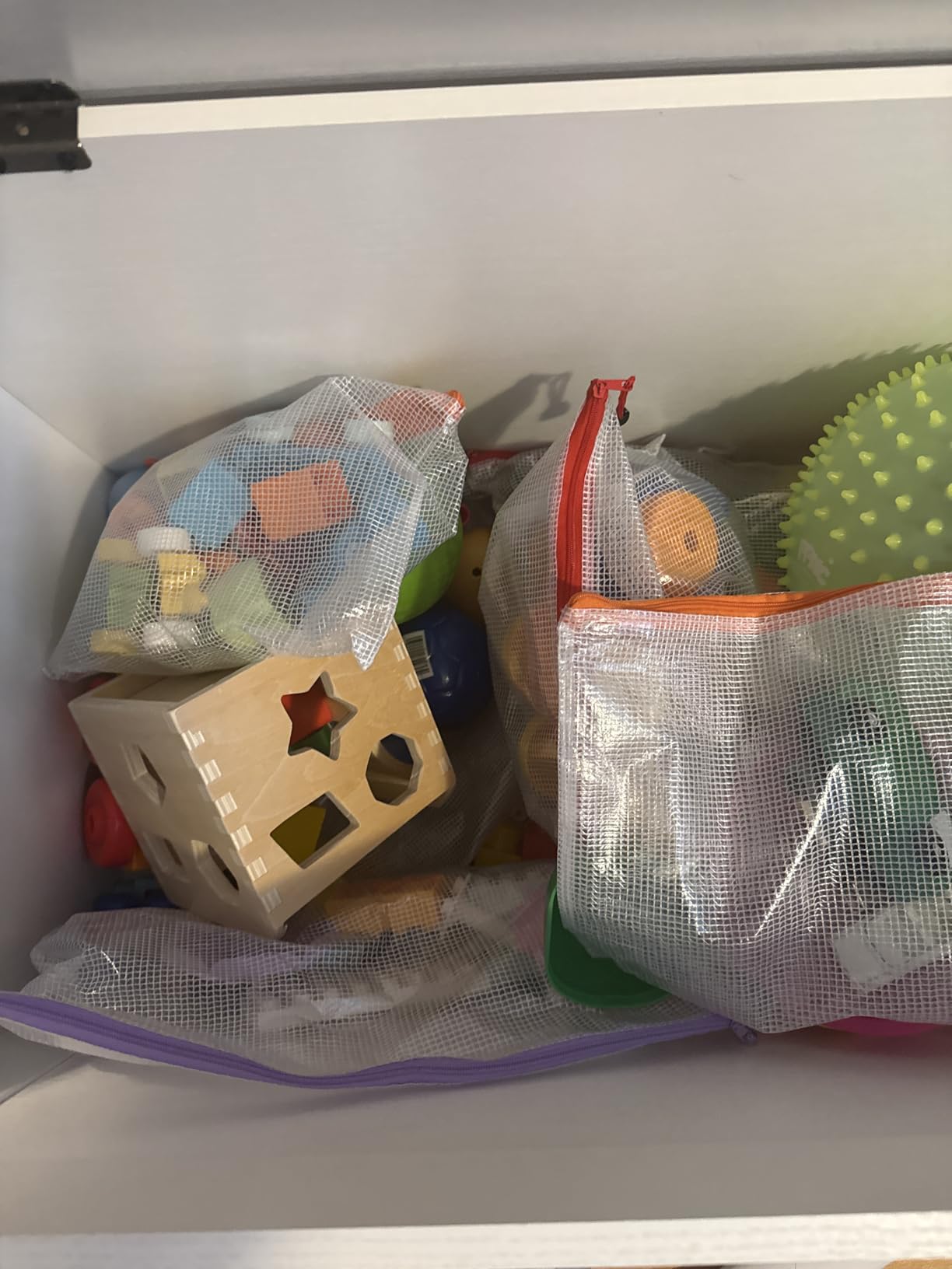 32pcs Mesh Zipper Pouch Bags, 8 Sizes, 8 Colors Zipper Pouches for Organizing, Board Game Storage, Travel, School Office customer photo 1