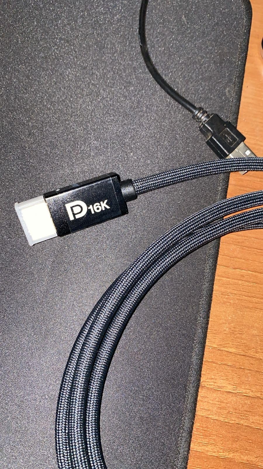 IVANKY 80Gbps Displayport Cable 2.1, 16K DP Cord [16K@60Hz,8K@120Hz,4K@240Hz], Display Port 2.1 Cable Support HDR10, HDCP, DSC 1.2a, for 5090,7900Graphics/PC/TV/Gaming Monitor, 6.6FT customer photo 2