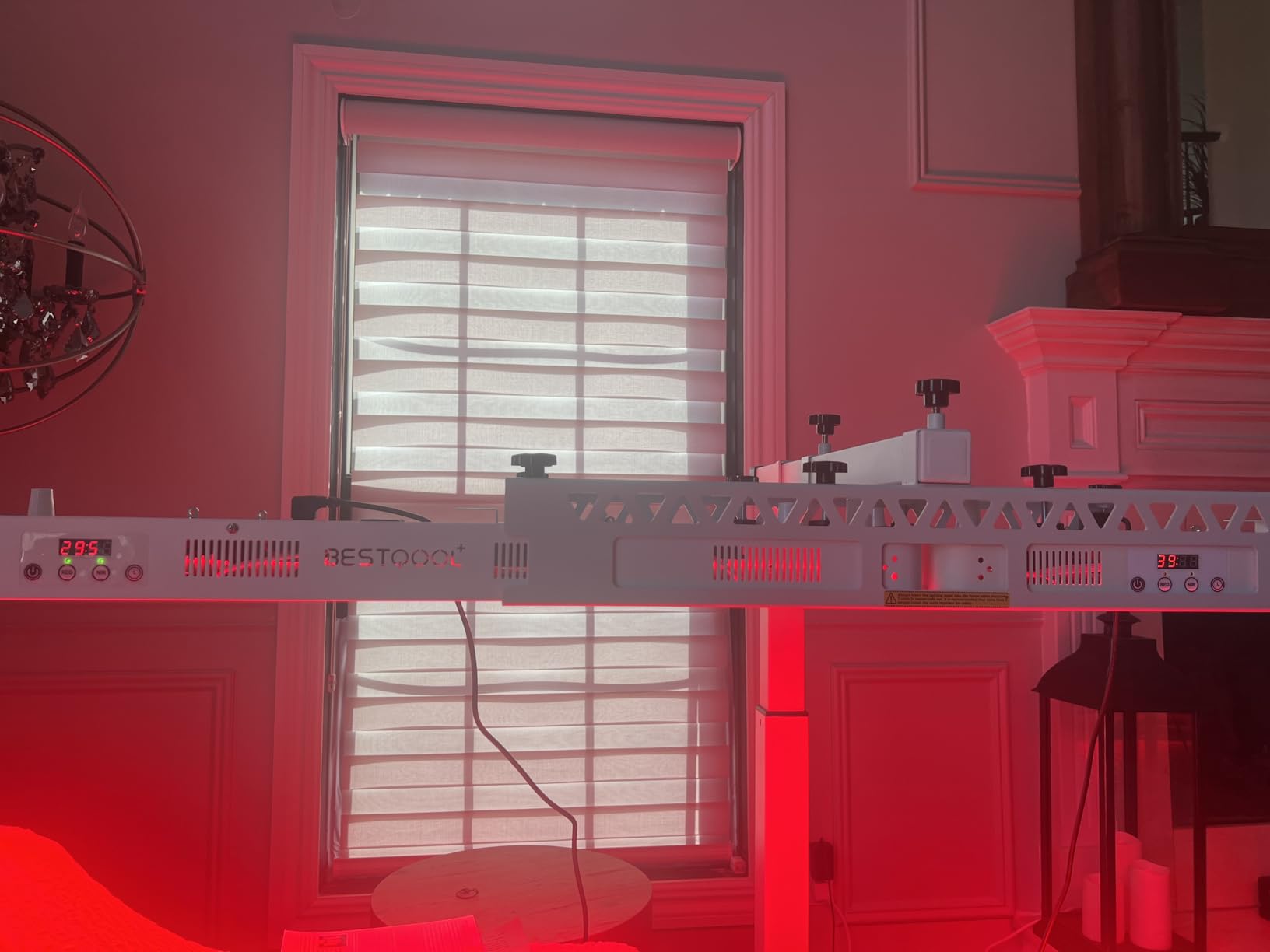 BestQool Red Light Therapy Device, 4 Wavelengths Full Body Infrared Red Light Therapy at Home, Elite Grade Dual Chip 300 LEDs, High Power, 500W. Modular Design. customer photo 1