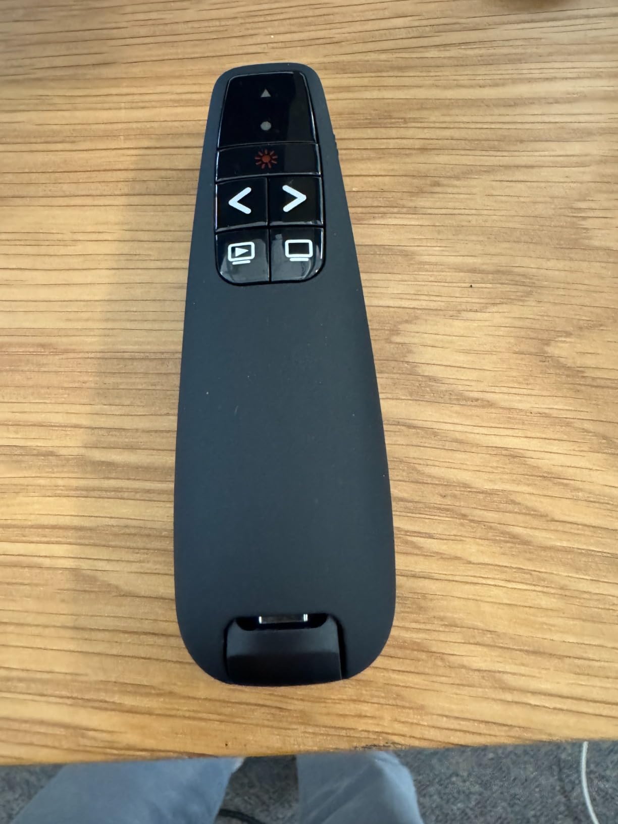 Wireless Presentation Clicker PowerPoint Presenter Remote : USB Type C Clicker with Red Laser Pointer Long Range PPT Control -Power Point Google Slide Advancer for Mac Laptop PC Computer Keynote customer photo 1
