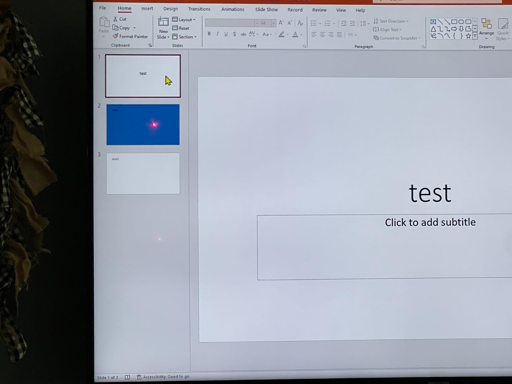 Wireless Presentation Clicker PowerPoint Presenter Remote : USB Type C Clicker with Red Laser Pointer Long Range PPT Control -Power Point Google Slide Advancer for Mac Laptop PC Computer Keynote customer photo 2