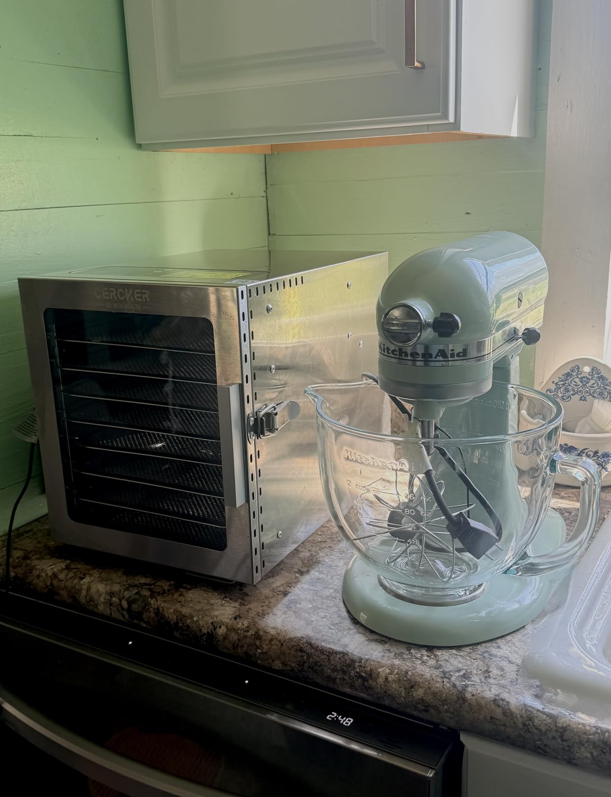 Food-Dehydrator Machine 12 Stainless Steel Trays, 10.9ft² Meat Dehydrator for Jerky, 800W Dryer for Herbs, 190ºF Temperature Control, 24H Timer, Powerful Drying Capacity for Fruits, Yogurt customer photo 1