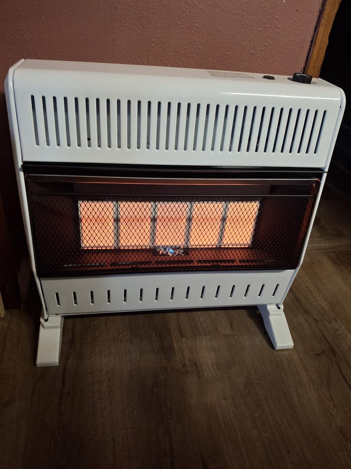 ProCom Heating Liquid Propane Ventless Infrared Plaque Heater With Base Feet - 25,000 BTU, T-Stat Control customer photo 1