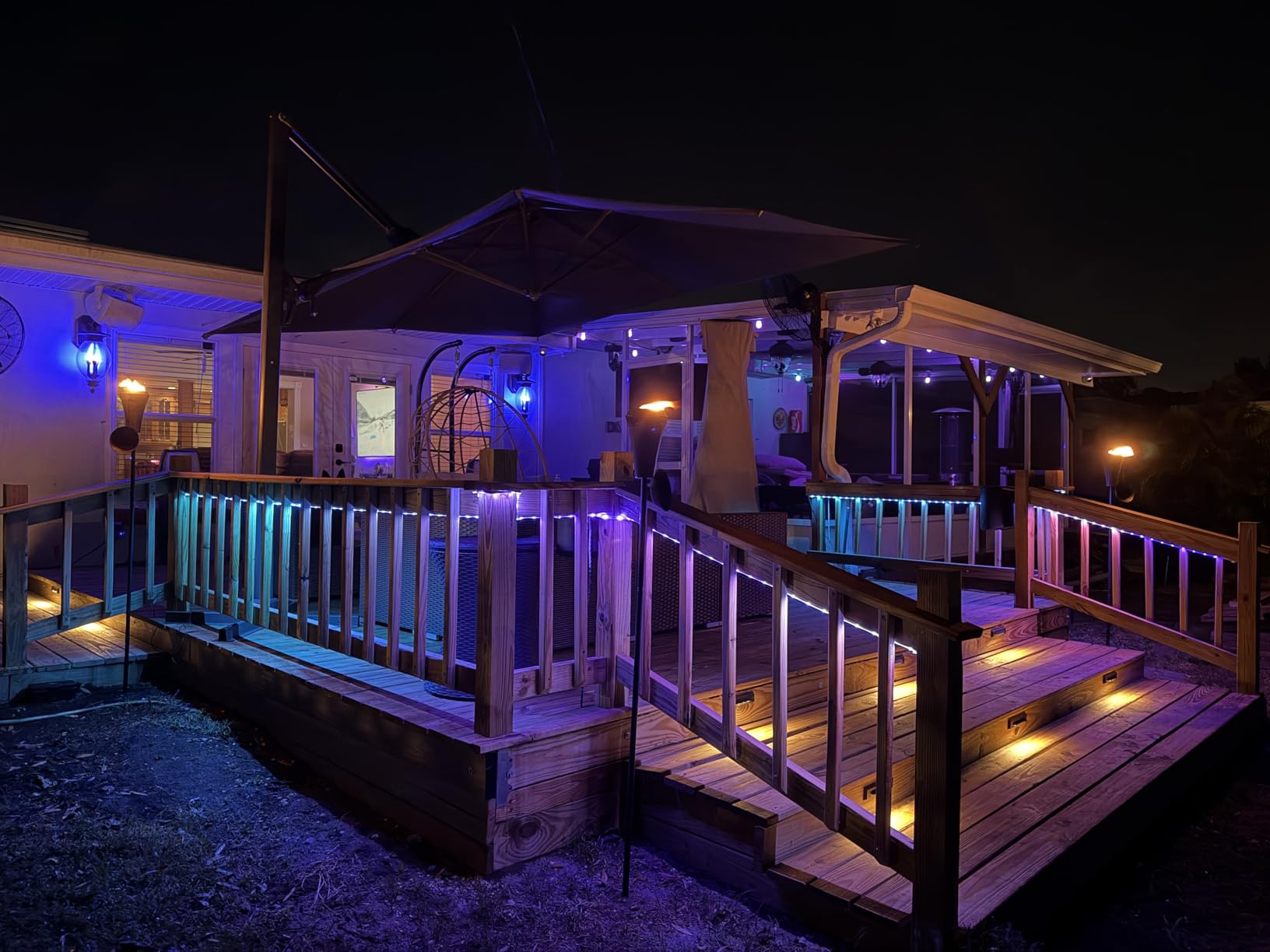 Govee Outdoor LED Strip Lights, 98.4ft Smart Outdoor Lights Work with Alexa and Google Assistant, App Control, IP65 Waterproof, RGBIC Lights for Patio customer photo 2