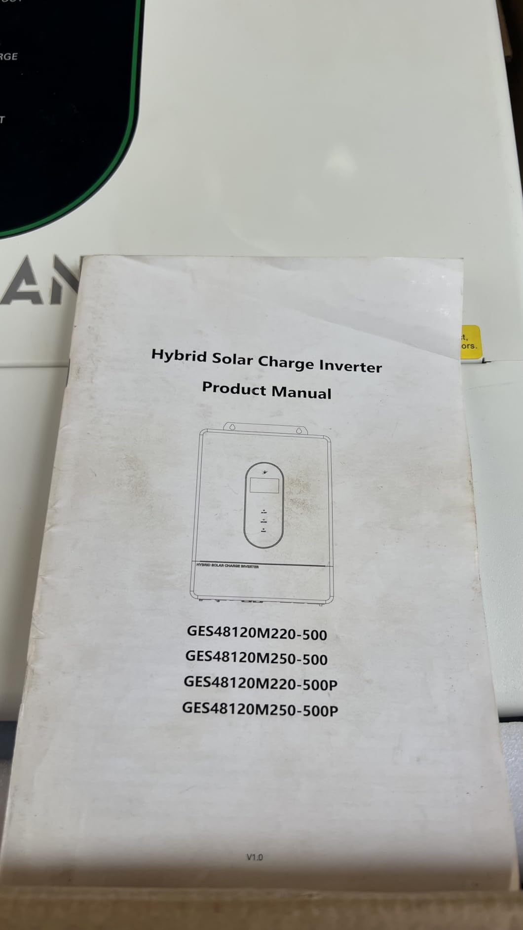 12000W Grid-Tied Hybrid Solar Inverter with WiFi | Battery-Free Design | 48V DC to 120V/240V AC Split Phase | Built-in 200A MPPT | Works with 48V LiFePO4/Lead Acid Batteries, UL1741 customer photo 2