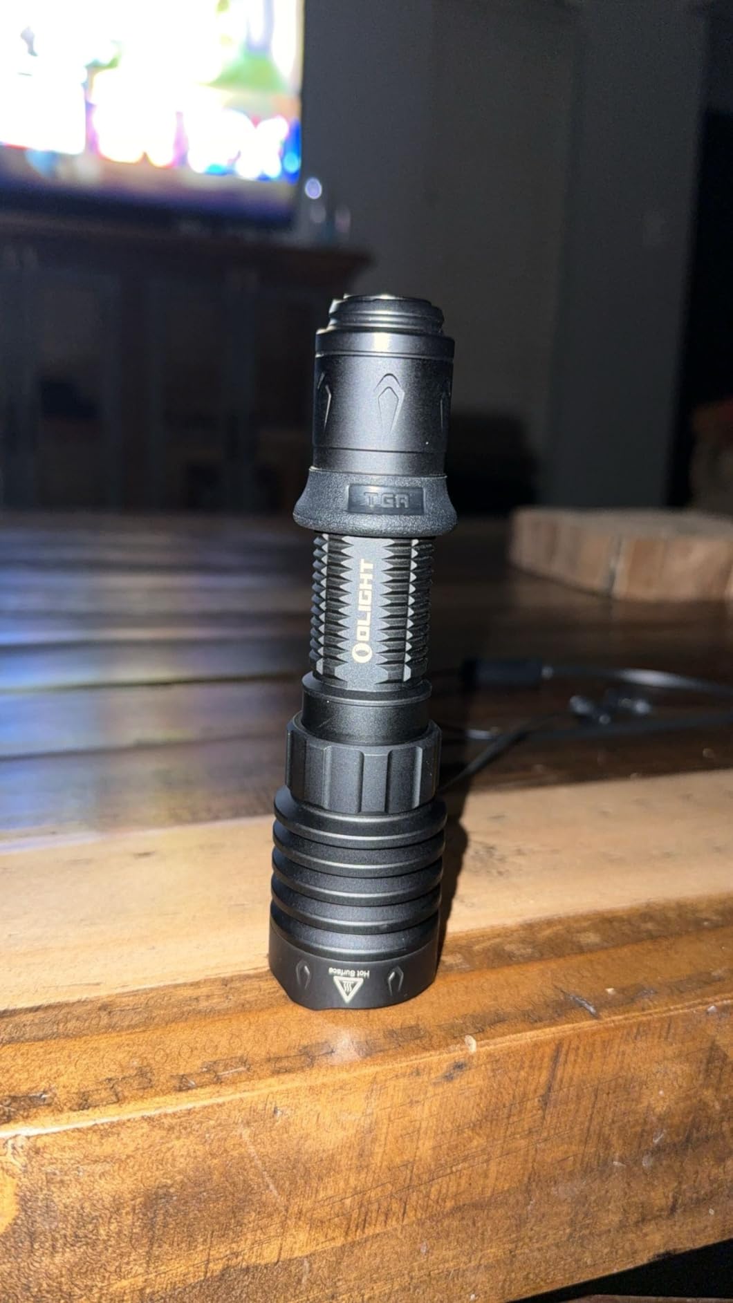 OLIGHT Warrior X 4 Rechargeable Tactical Flashlight 2,600 High Lumens with 630 Meters Long Range Thrower, Powerful Tail-Switch Light with USB-C Charging, Dual-Output for Daily (Black) customer photo 2