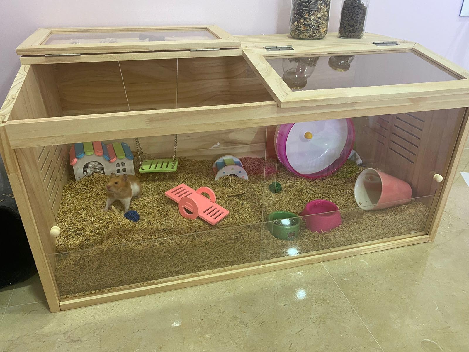 Wooden Hamster Cage,32