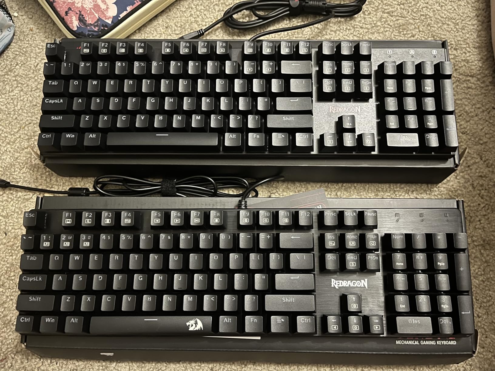 Redragon Mechanical Gaming Keyboard Wired, 11 Programmable Backlit Modes, Hot-Swappable Red Switch, Anti-Ghosting, Double-Shot PBT Keycaps, Light Up Keyboard for PC Mac customer photo 2