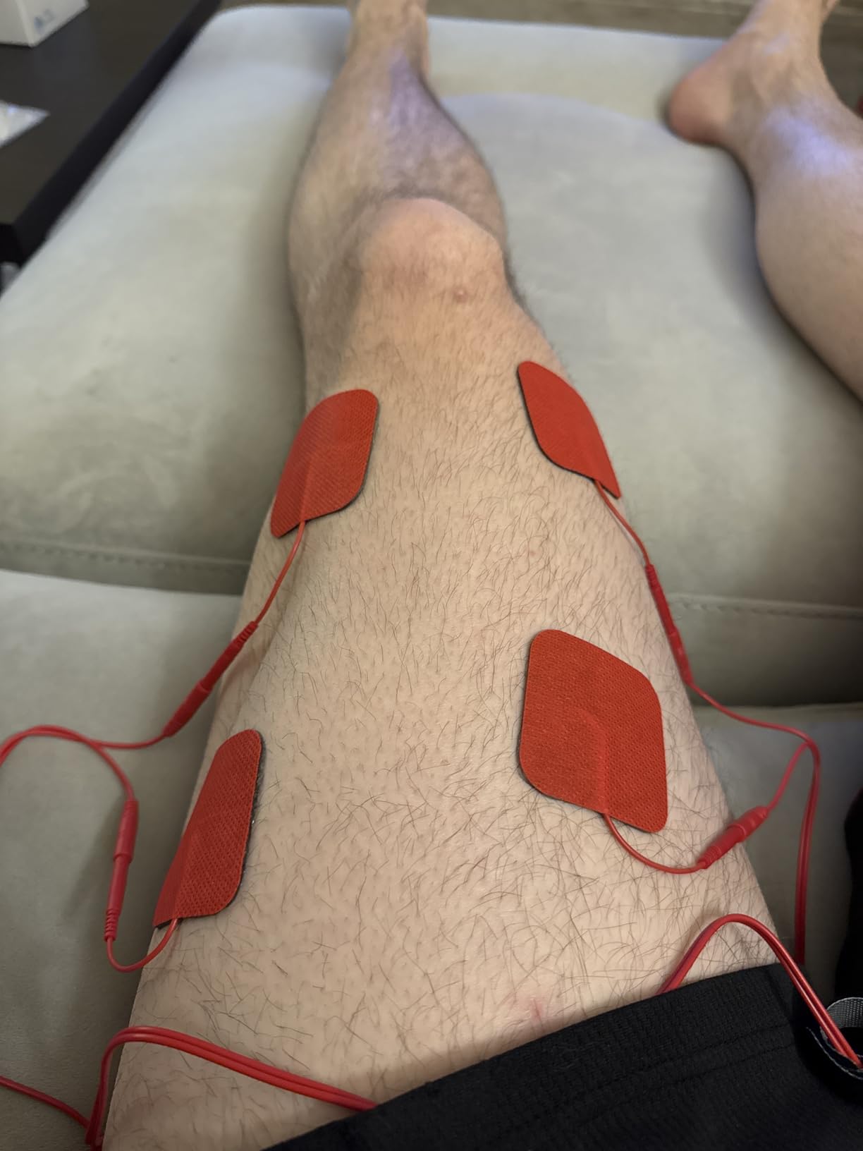 Neocarbon TENS Unit Muscle Stimulator Pro for Back Pain Relief, Shoulder Recovery and Physical Therapy, Electronic EMS Massager Machine with PMS Pulse for Effective Shock Therapy, Black customer photo 2