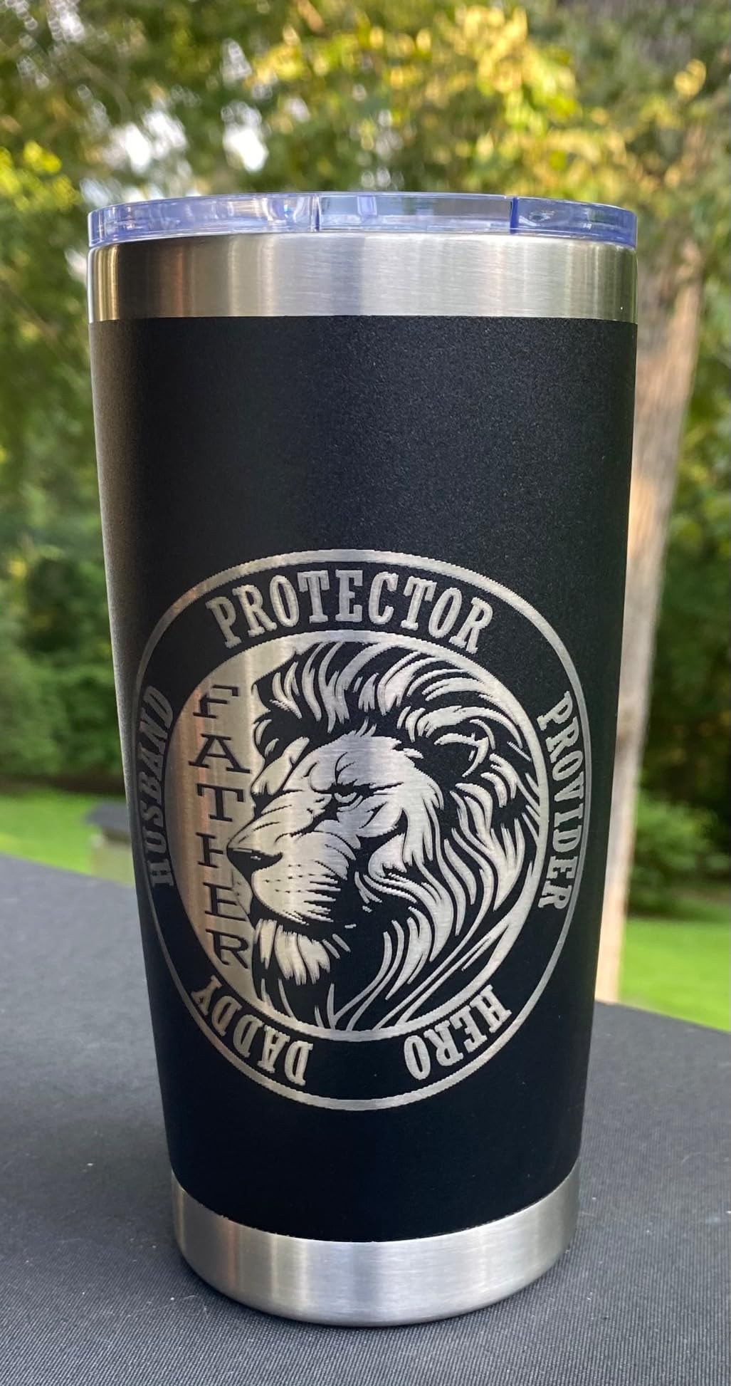 20 oz Tumblers Bulk Stainless Steel Tumbler with Lid Double Wall Vacuum Insulated Coffee Mug 20oz Powder Coated Cup for Hot and Cold Drinks, Black, 6 pack customer photo 1