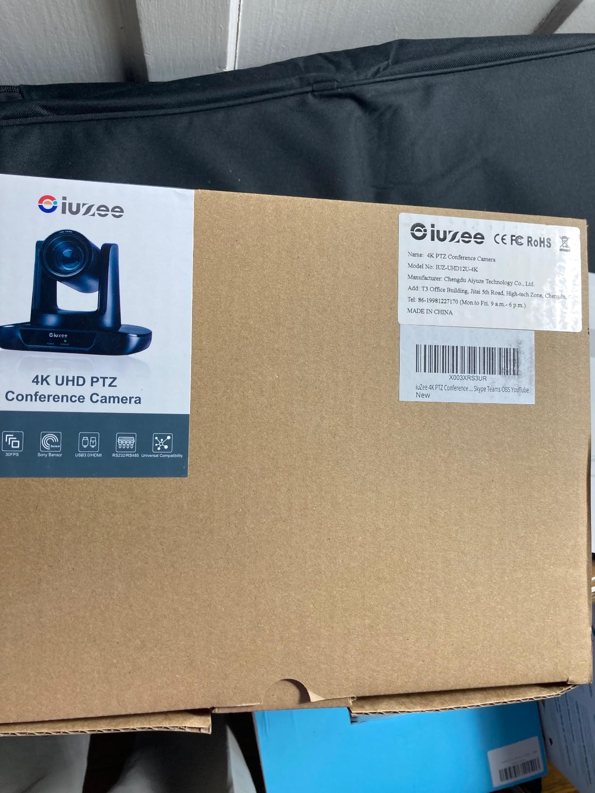 4K UHD PTZ Camera AI-Auto Tracking, 20X Optical Zoom, USB3.0/HDMI/LAN PoE, IP Live Streaming, PTZ Conference Room Camera for Church Services Education Conference Events, Work with YouTube OBS customer photo 2