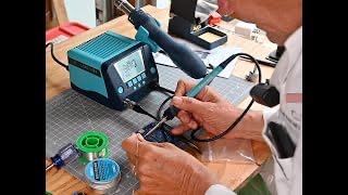 BAKON 882 2-In-1 Digital Soldering Hot Air Rework Station Kit with 3 Preset Channels,Auto Sleep Solder Iron, °C/°F Conversion,Solder Wire, Tips,Tweezers, Nozzles,Solder Sucker customer photo 1