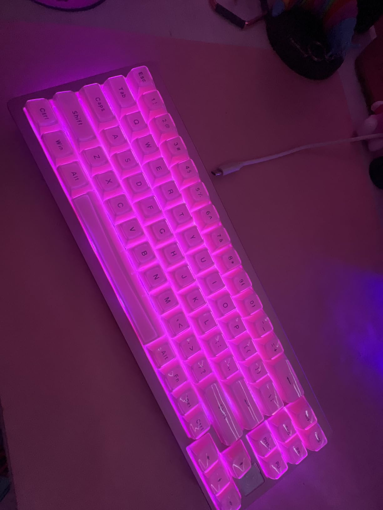 YUNZII AL71 75% Mechanical Keyboard, Full Aluminum CNC, Hot Swappable Gasket, 2.4GHz Wireless BT5.0/USB-C Wired, NKRO Programmable RGB Backlight customer photo 2