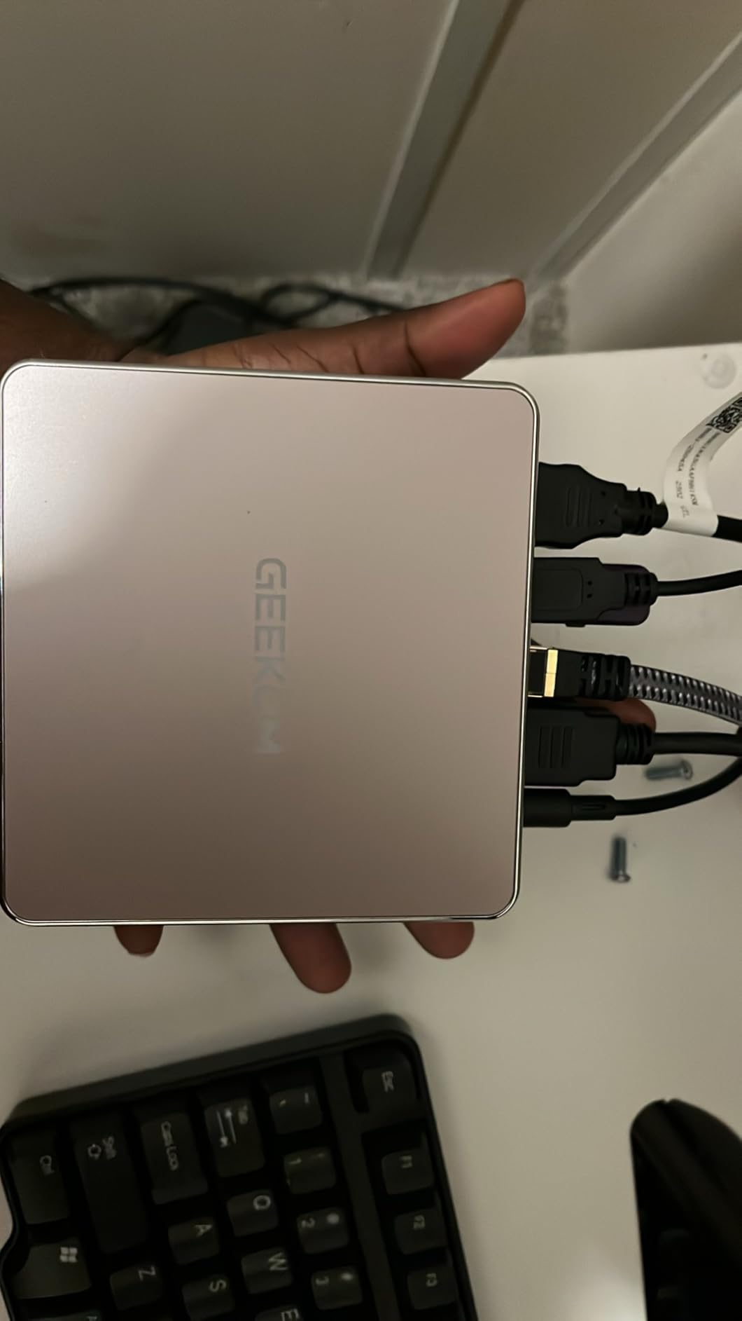 Geekom A5 Mini PC with AMD Ryzen 7 5825U, 3-Year Coverage, 16GB RAM(Upgradable, Not LPDDR)&512GB M.2 NVMe SSD, Windows 11 Pro Desktop Computer,SD Slot, 8K, Dual HDMI | Wi-Fi 6, BT 5.2 | Home & Office customer photo 2