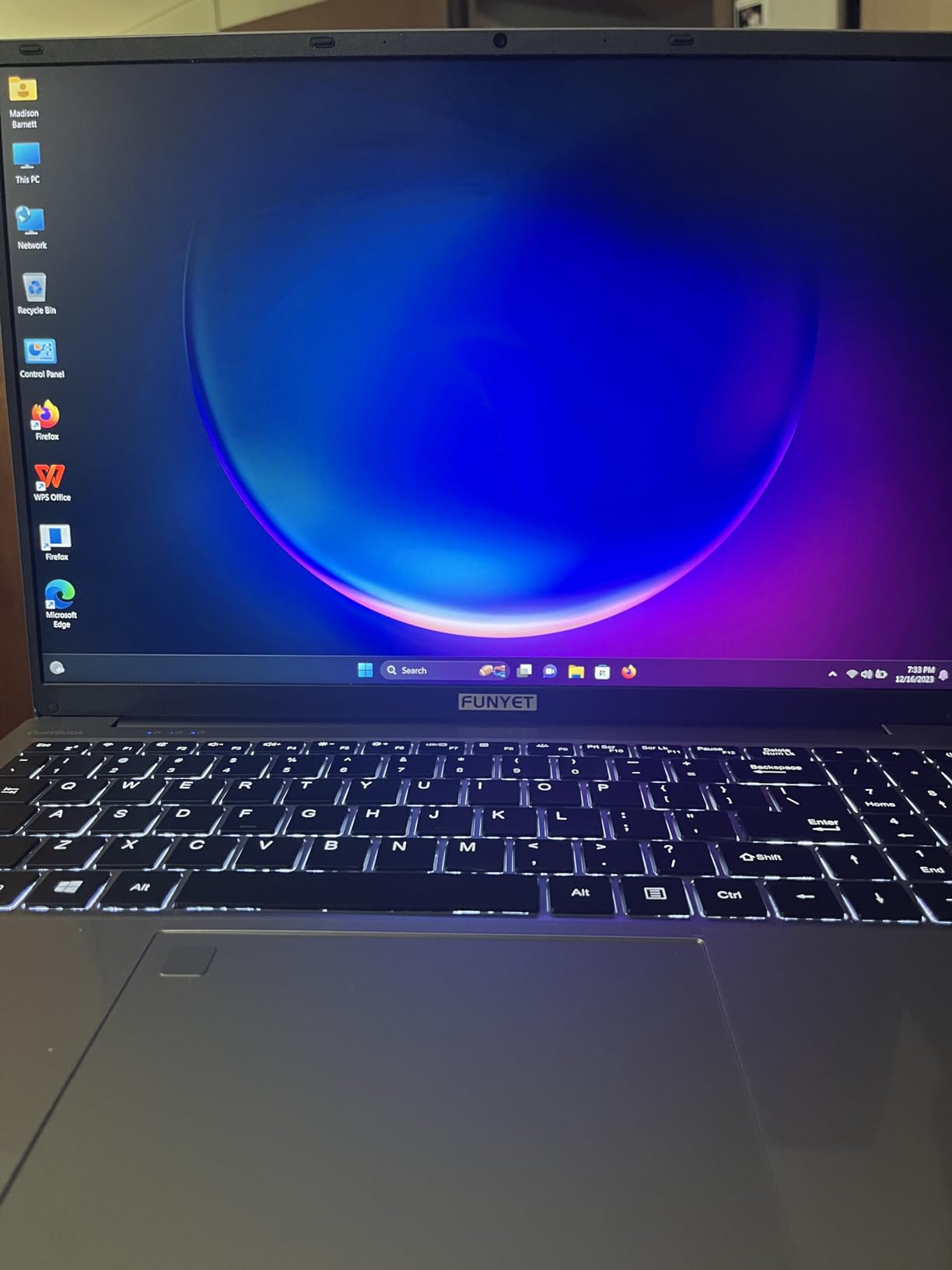 Laptop Computer, Gaming Laptop 2026 Windows 11 Pro, 16 Inch Lap Top PC, 16GB RAM 512GB SSD, Intel 12th Gen Processor(up to 3.4GHz), Backlit Keyboard, Fingerprint Unlock, FHD, 2 Years Warranty customer photo 1