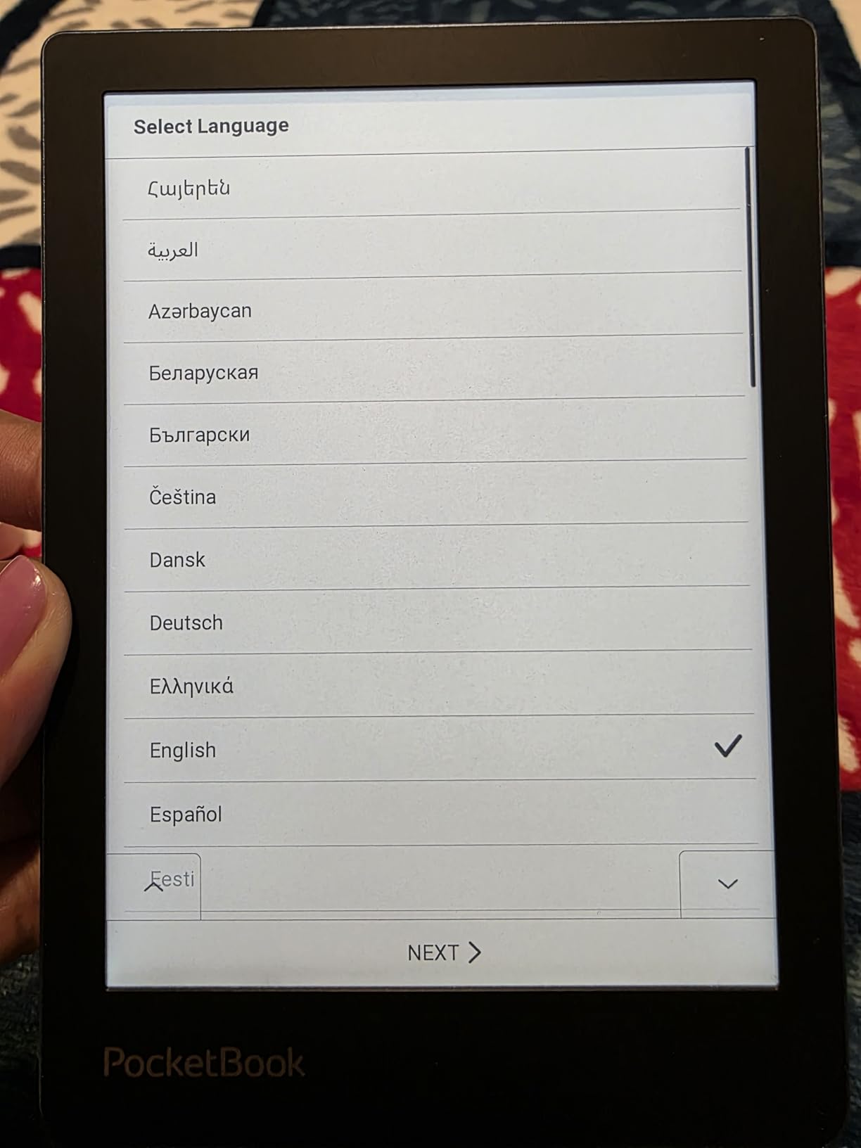 PocketBook Verse Pro E-Reader Waterproof | Eye-Friendly 6'' E-Ink Carta HD Touchscreen | Audio-Book & E-Book Reader | Text-to-Speech Function | SMARTlight | 16GB | WiFi & Bluetooth | Azure customer photo 2
