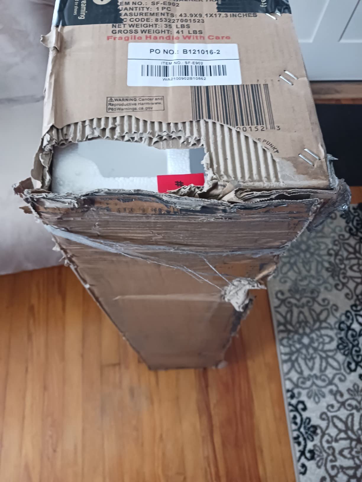 Sunny Health & Fitness Foldable Air Walk Elliptical, 30 inch Long Stride Full-Body Cardio Cross Trainer Glide Exercise for Home Office, SunnyFit App via Bluetooth with Optional Adjustable Resistance customer photo 2