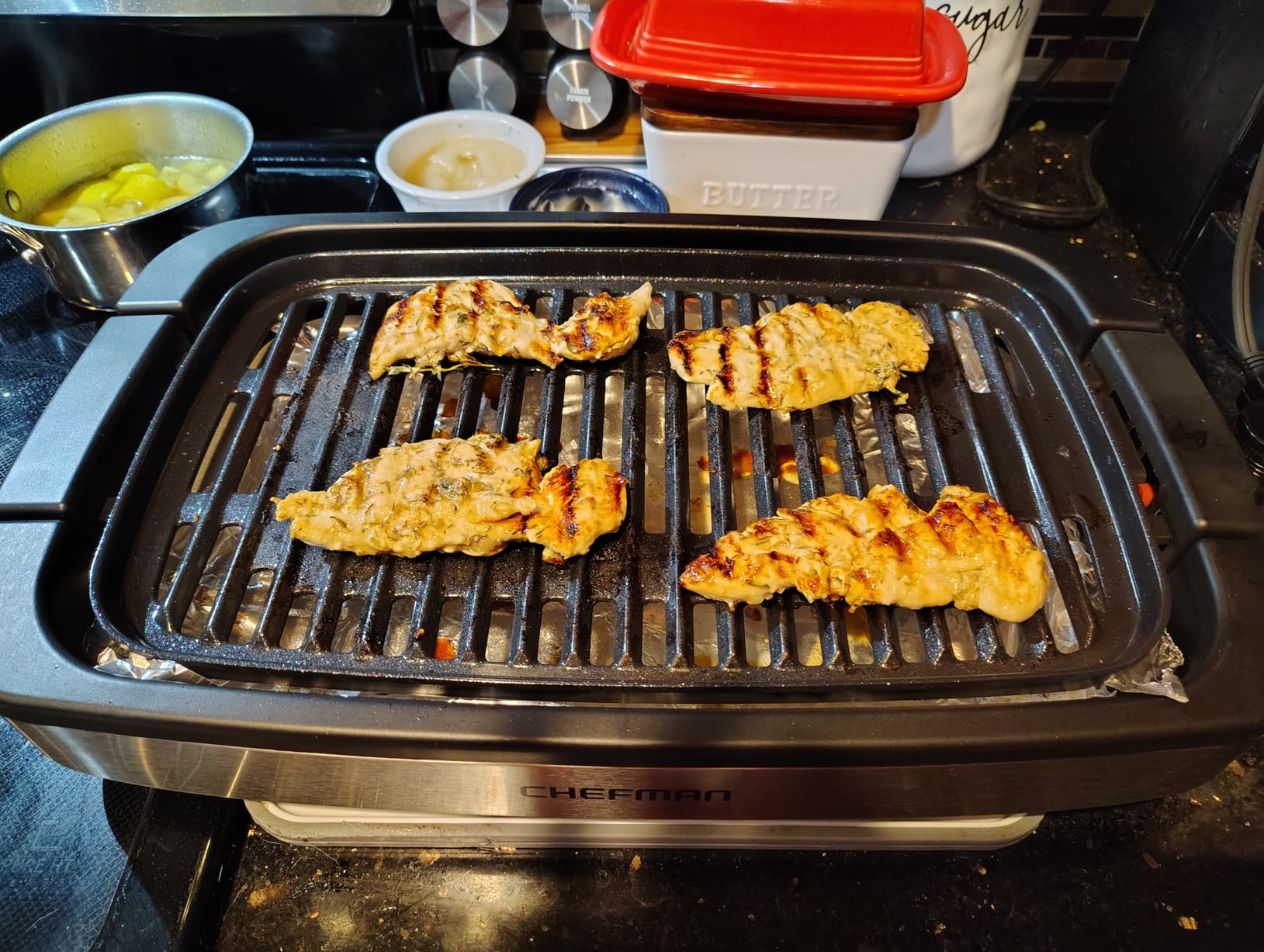 Chefman Smokeless Indoor Electric Grill with Extra Large Grilling Surface customer photo 2