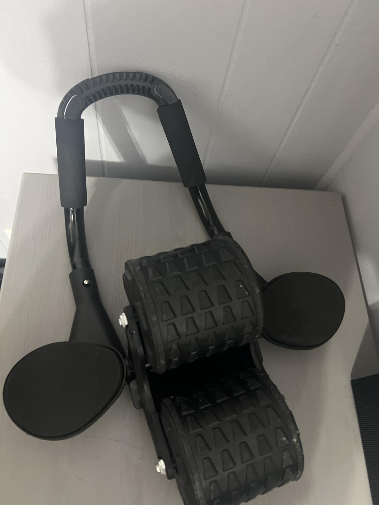 2026 New Ab Roller Wheel with Knee Mat & Timer, Automatic Rebound Abdominal Wheel, Ab Abdominal Exercise Roller with Elbow Support, Abs Workout Equipment Ab Exercise Roller for Women Men customer photo 1